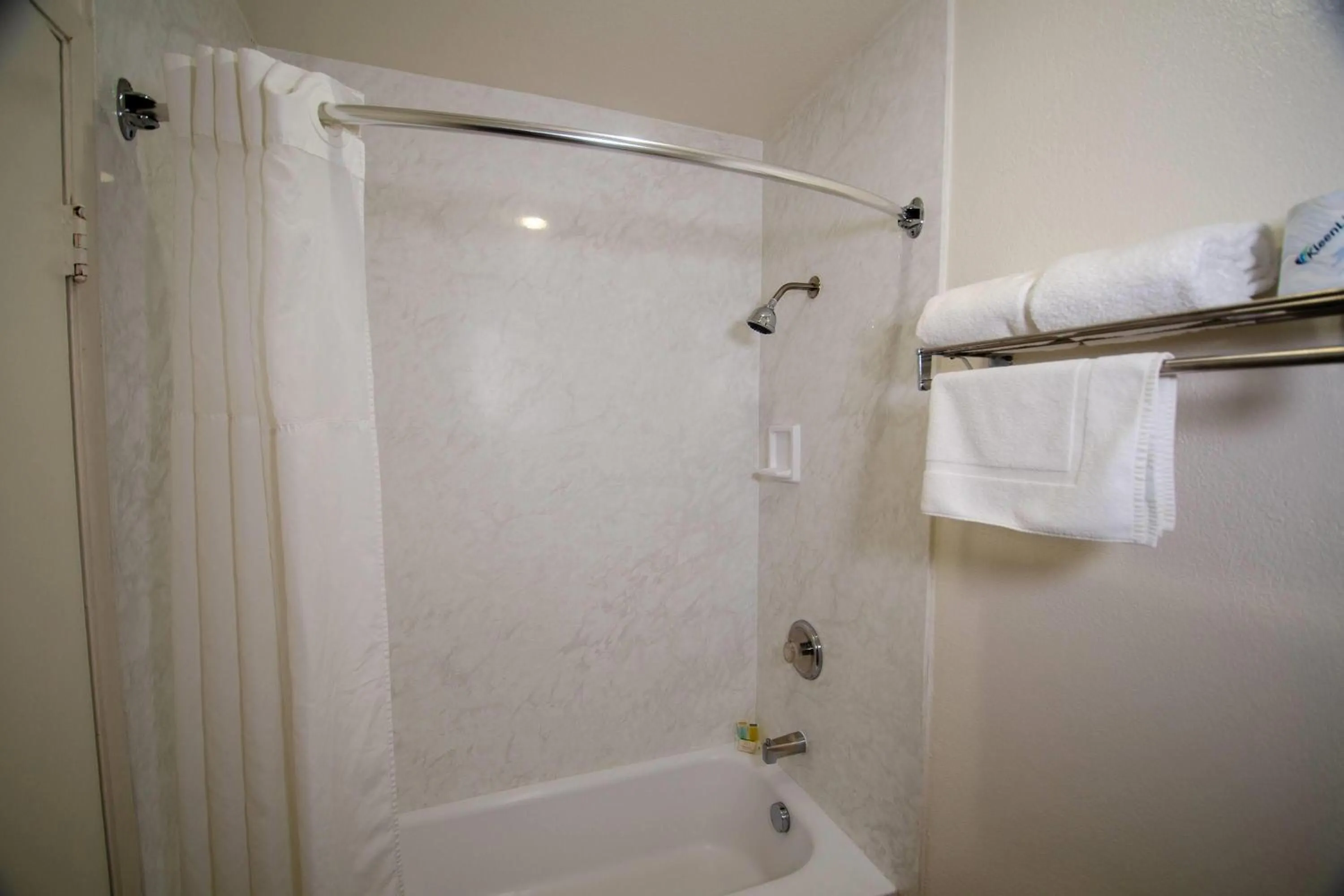 Bathroom in Super 8 by Wyndham Las Vegas North Strip/Fremont St. Area