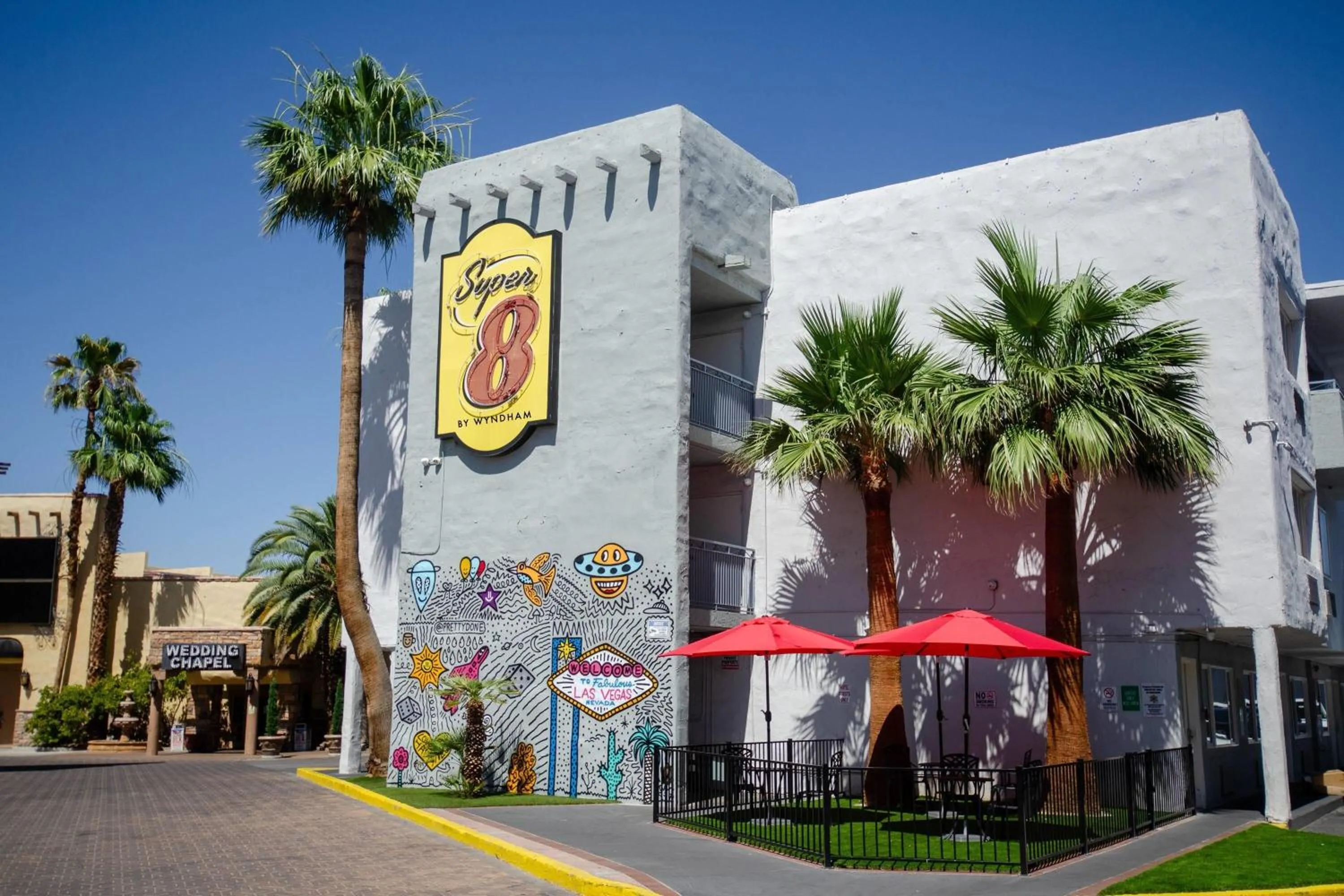 Property building in Super 8 by Wyndham Las Vegas North Strip/Fremont St. Area