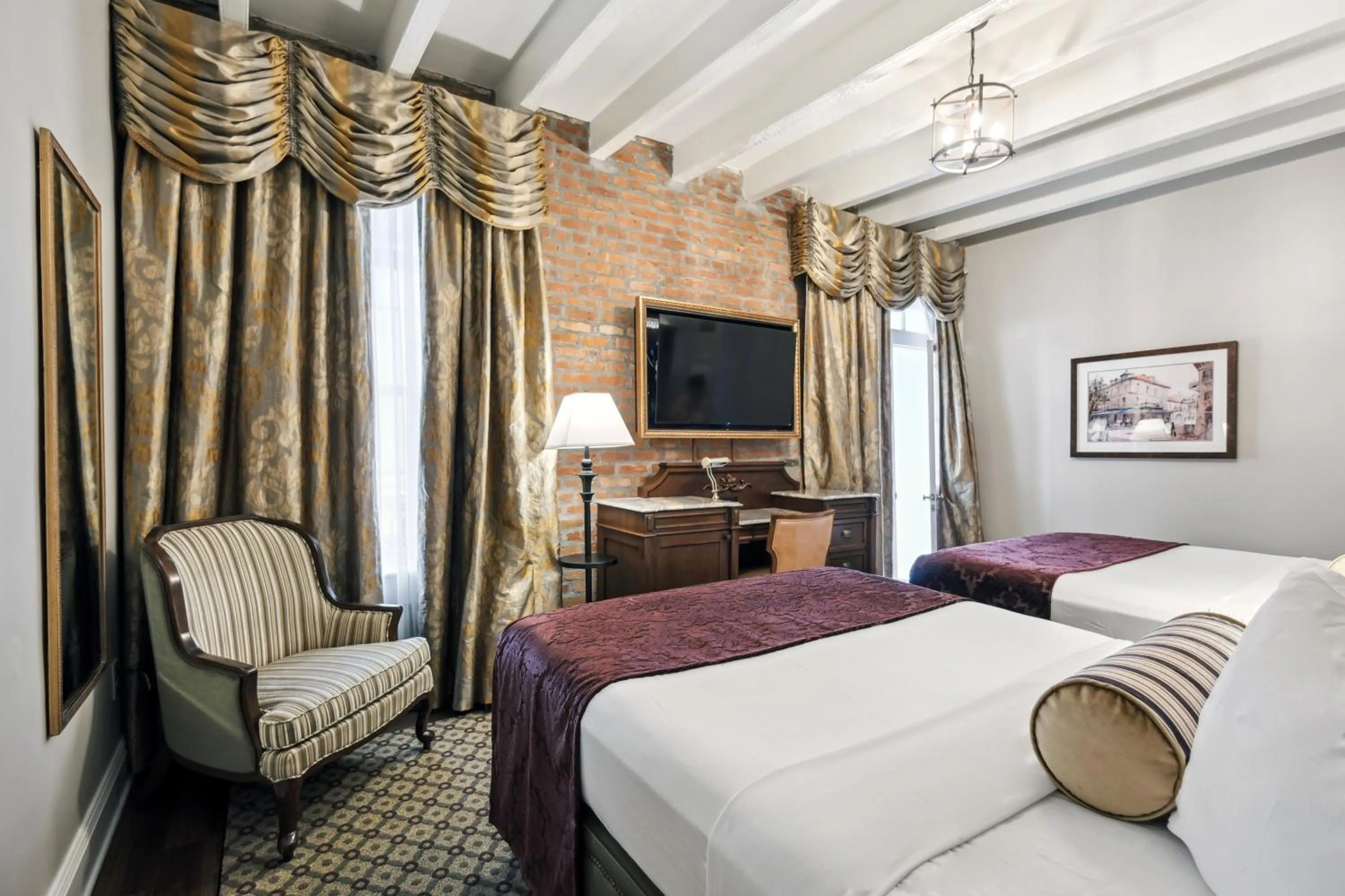 Bed in French Market Inn