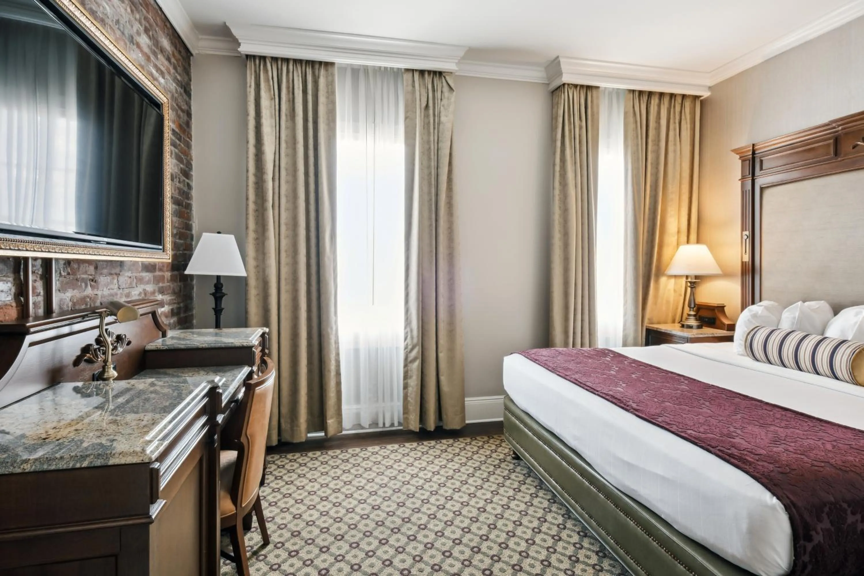 Bed in French Market Inn