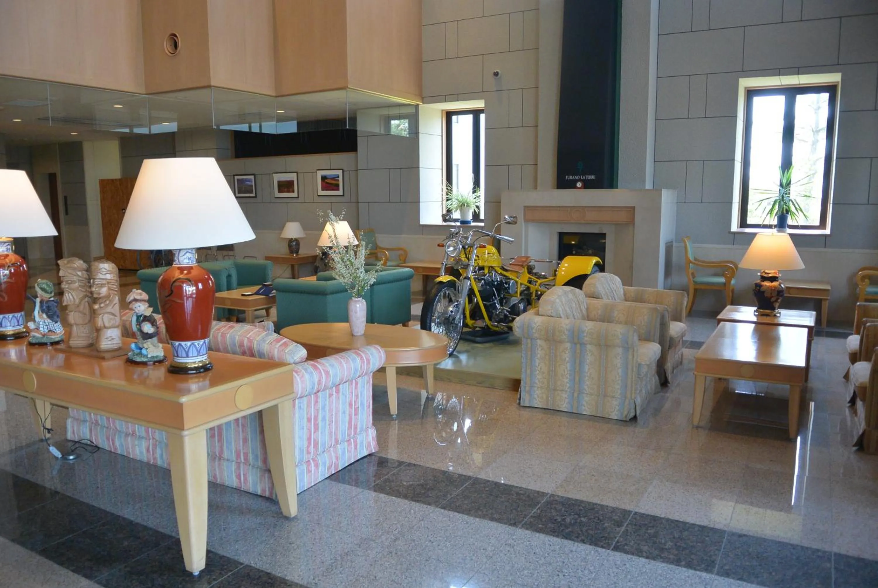 Lobby or reception in Furano La Terre