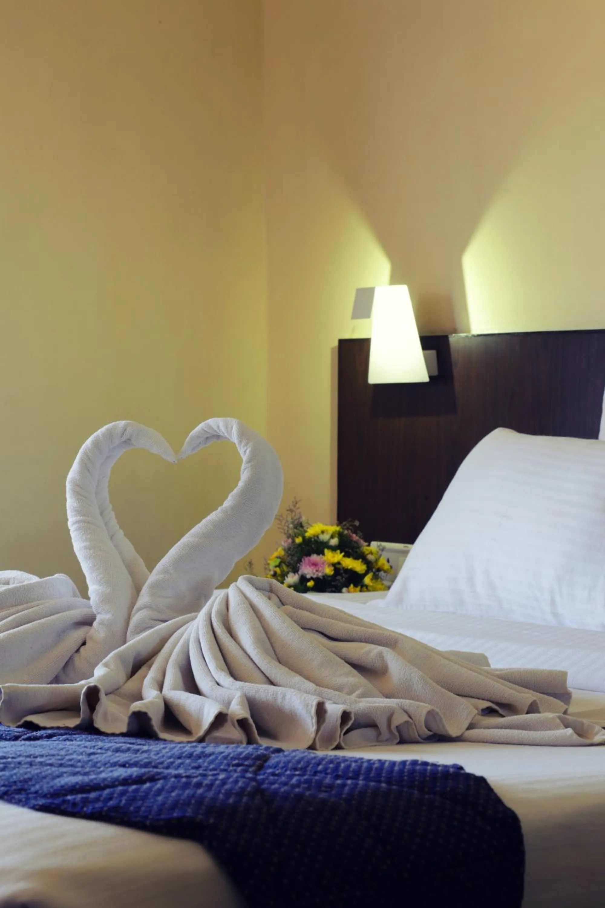 Bed in The Byke Old Anchor Beach Resort & Spa