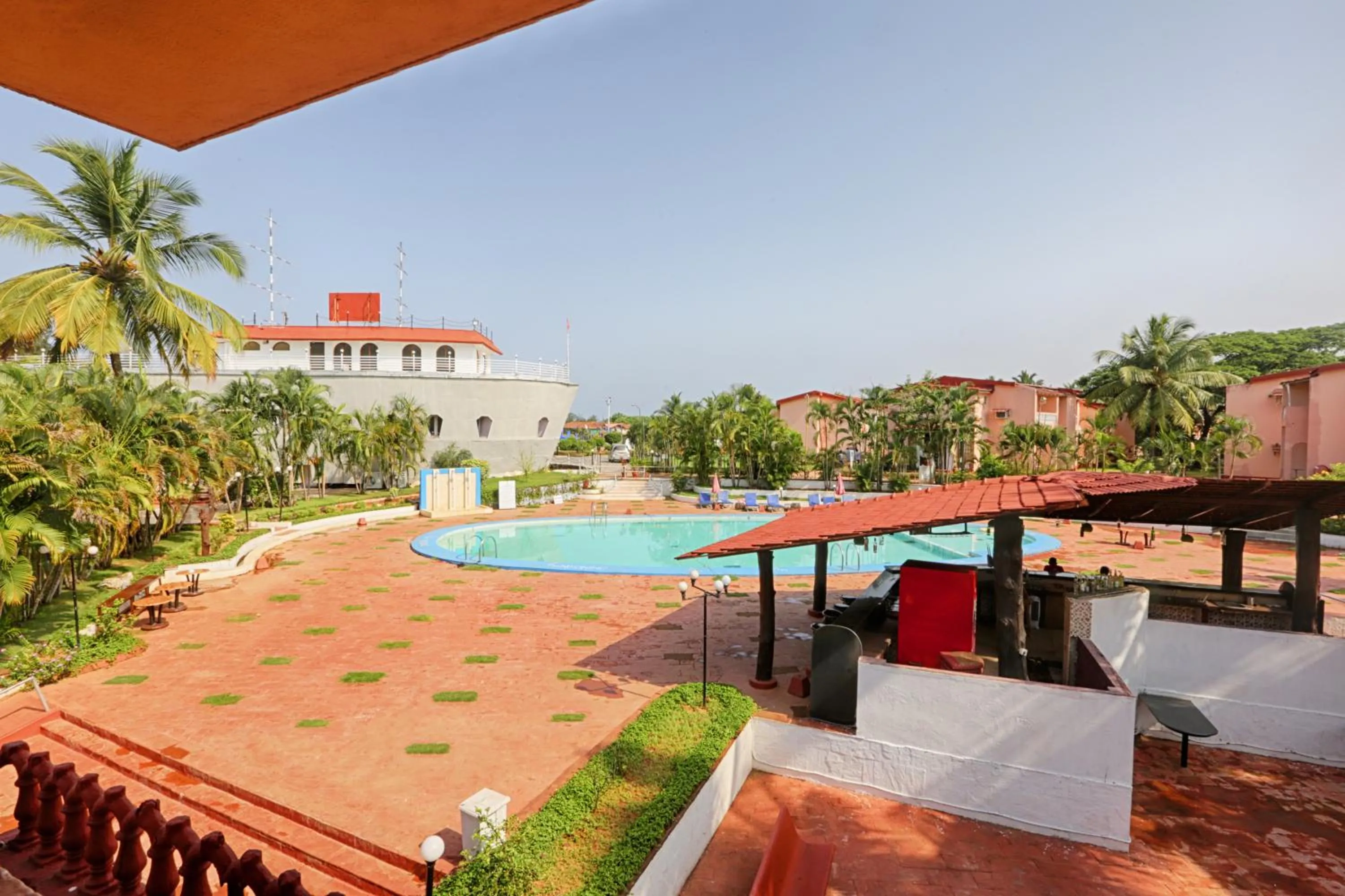 Pool view in The Byke Old Anchor Beach Resort & Spa