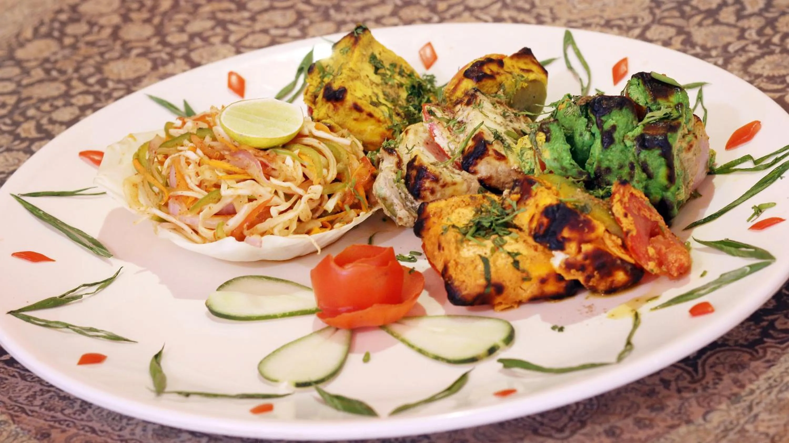 Food in The Byke Old Anchor Beach Resort & Spa