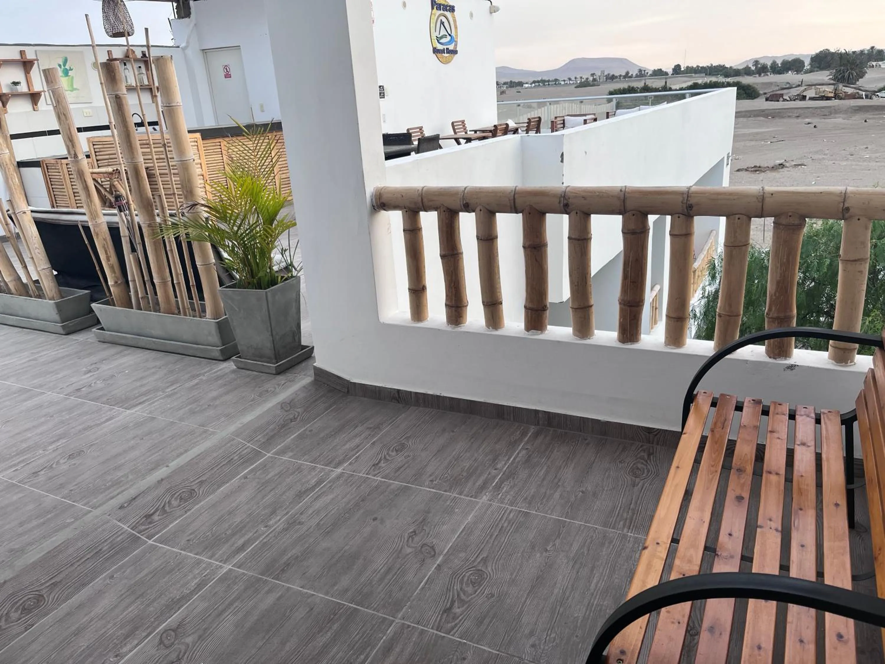 Balcony/Terrace in Paracas Guest House