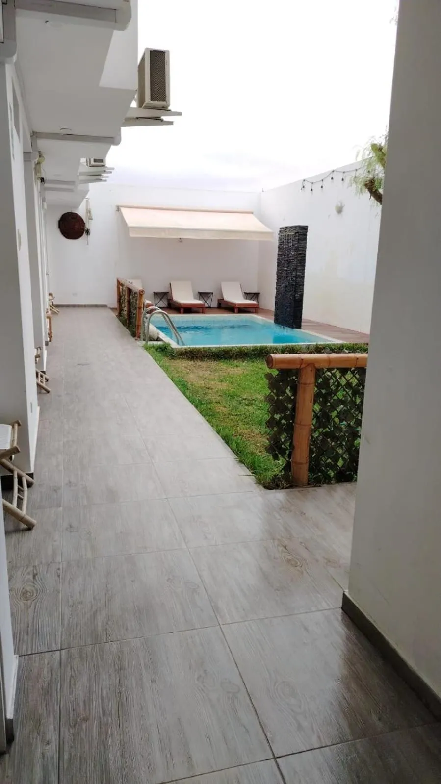 Swimming pool in Paracas Guest House