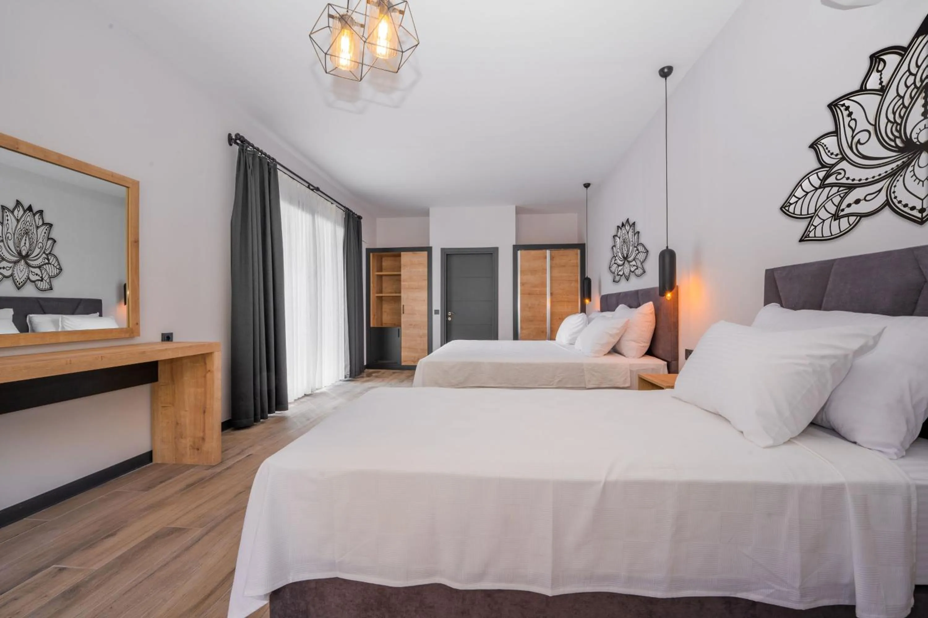 Bed in Sea Valley Lodge