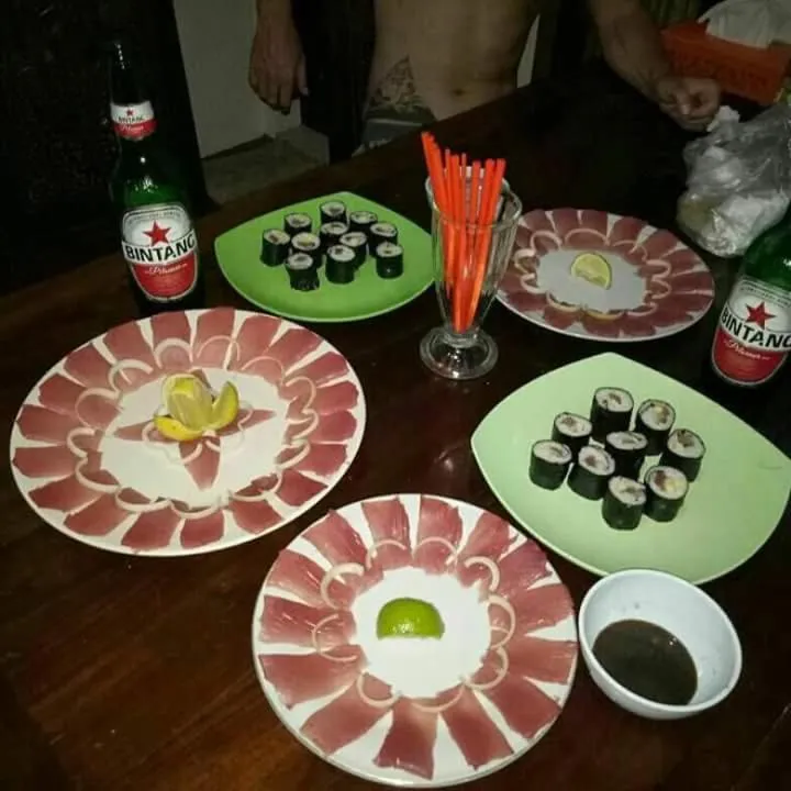 Food in Arrys Watukarung Surfcamp