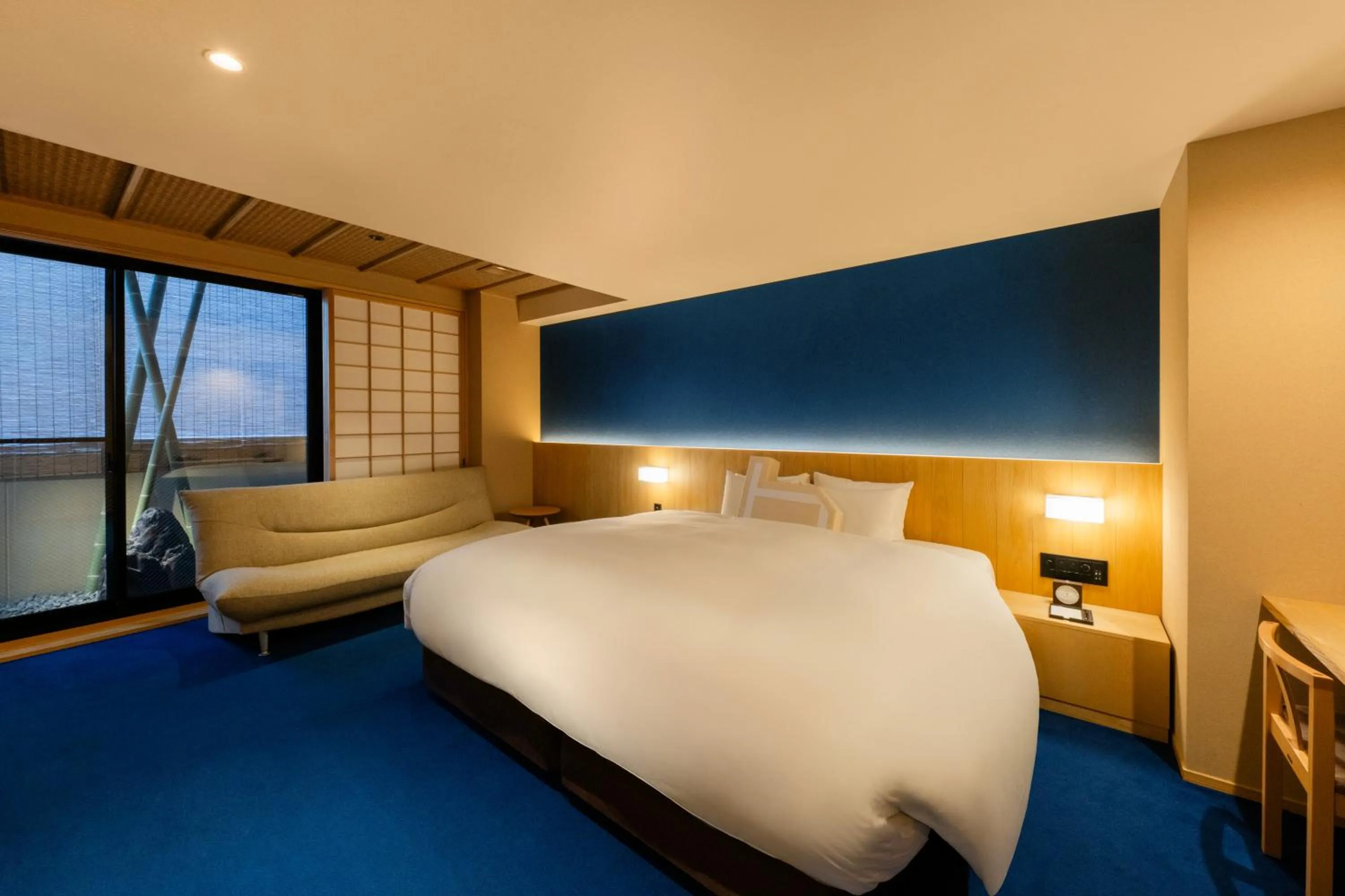 Bed in Homm Stay Nagi Shijo Kyoto By Banyan Group