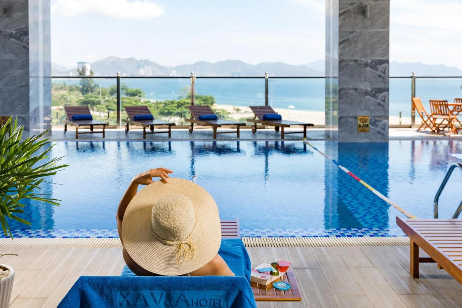 Swimming pool in Xavia Hotel