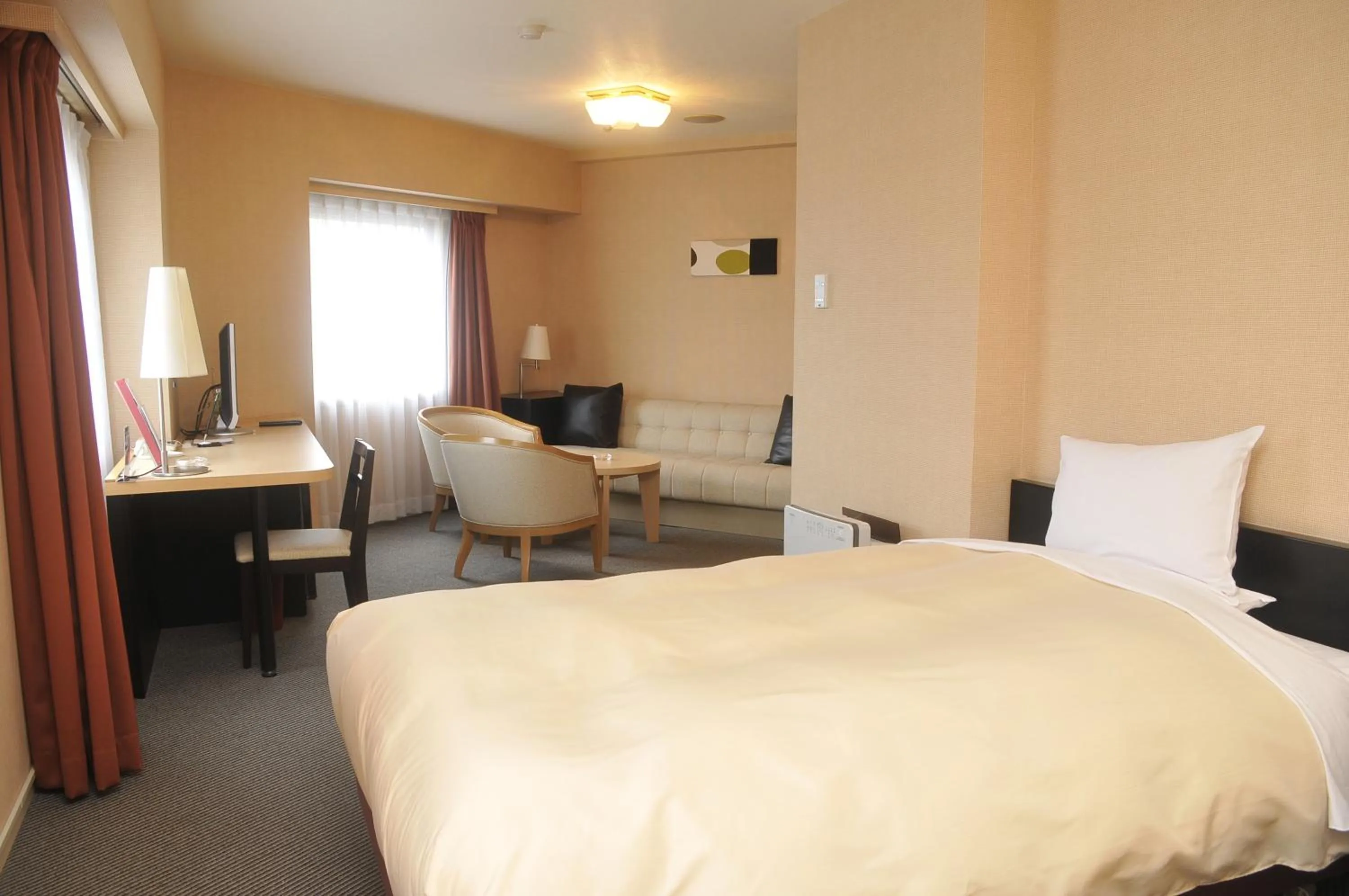 Photo of the whole room, Bed in Hotel Crown Hills Kushiro