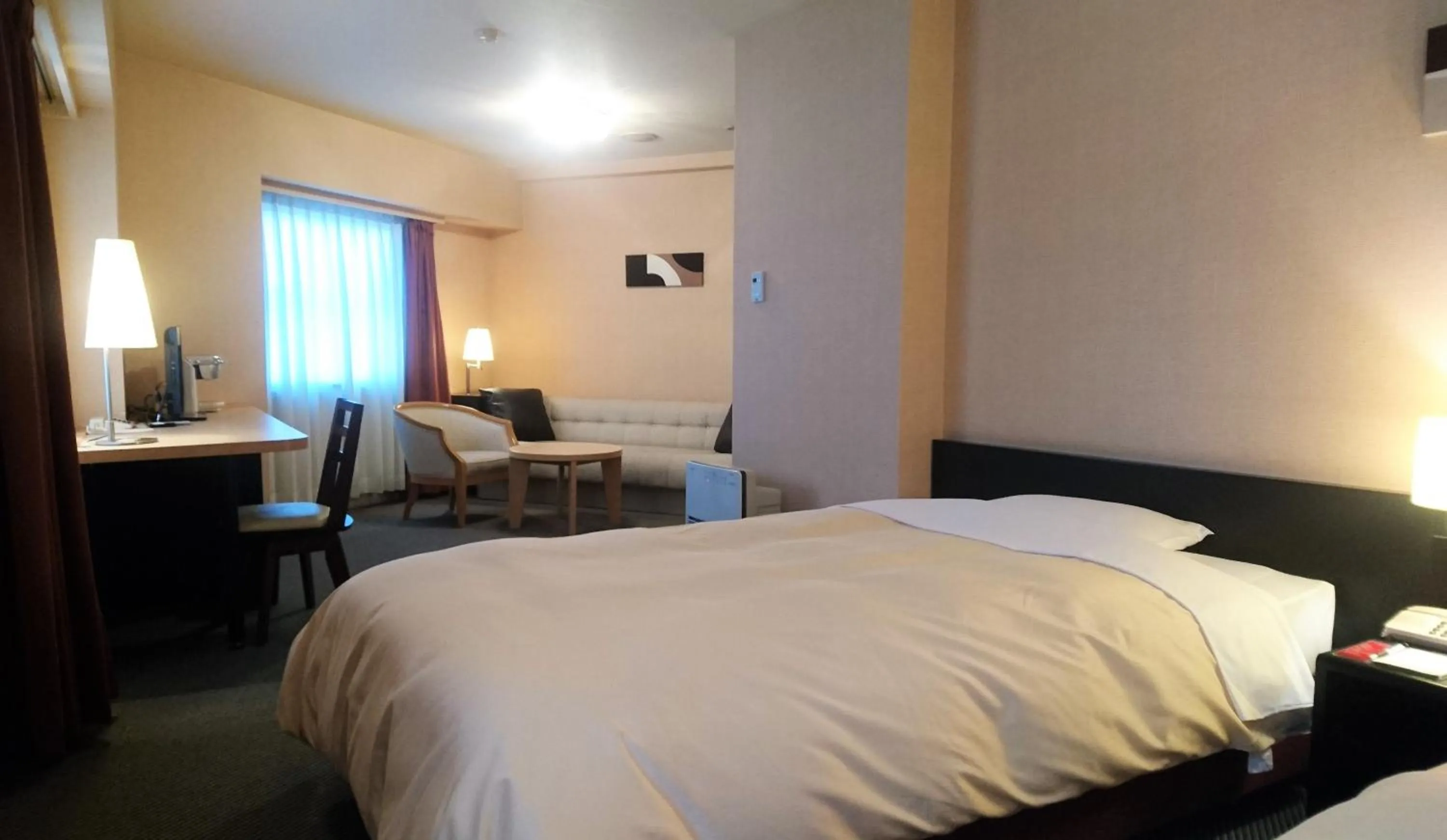 Bed in Hotel Crown Hills Kushiro