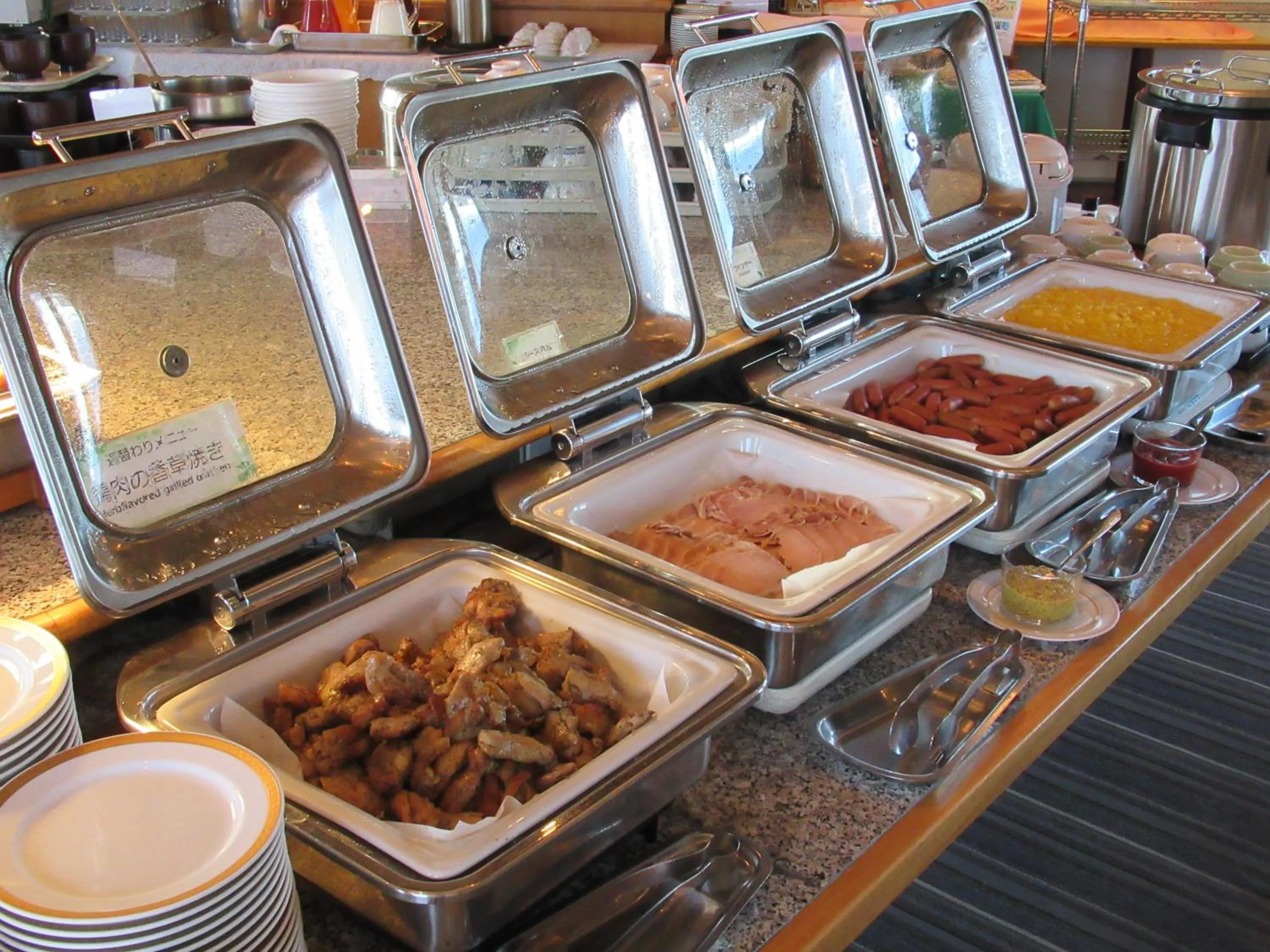 Buffet breakfast in Hotel Crown Hills Kushiro