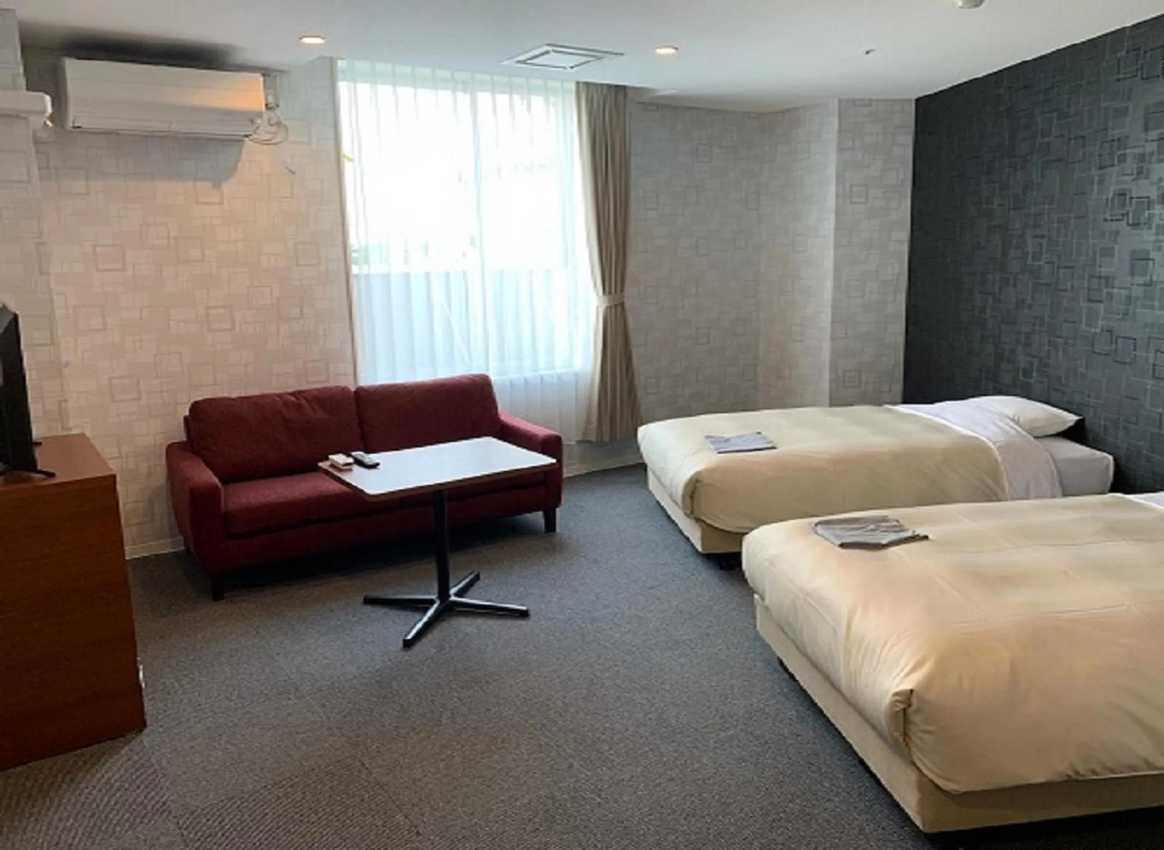 Photo of the whole room, Bed in Hotel Crown Hills Kushiro