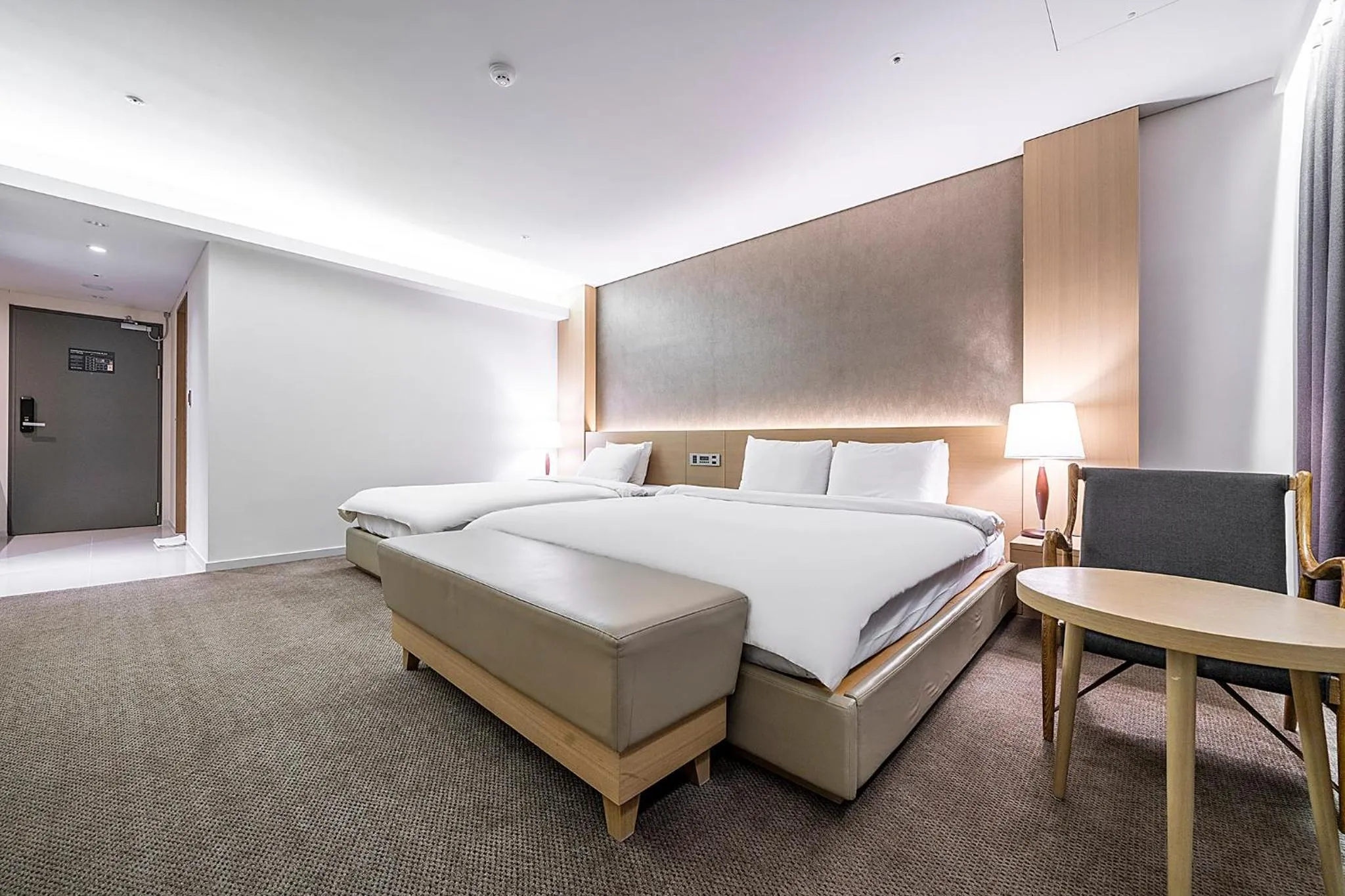 Bed in Wonju Citi Hotel