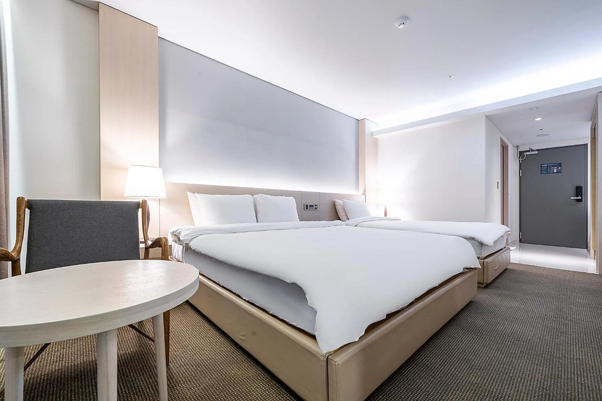 Bed in Wonju Citi Hotel