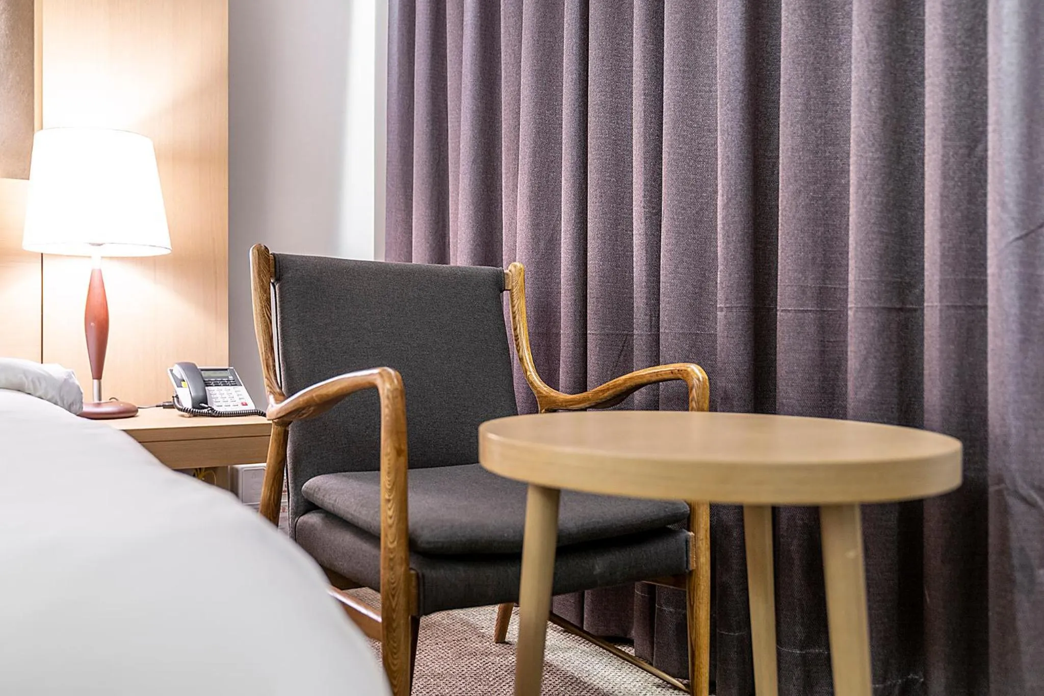 Bed in Wonju Citi Hotel