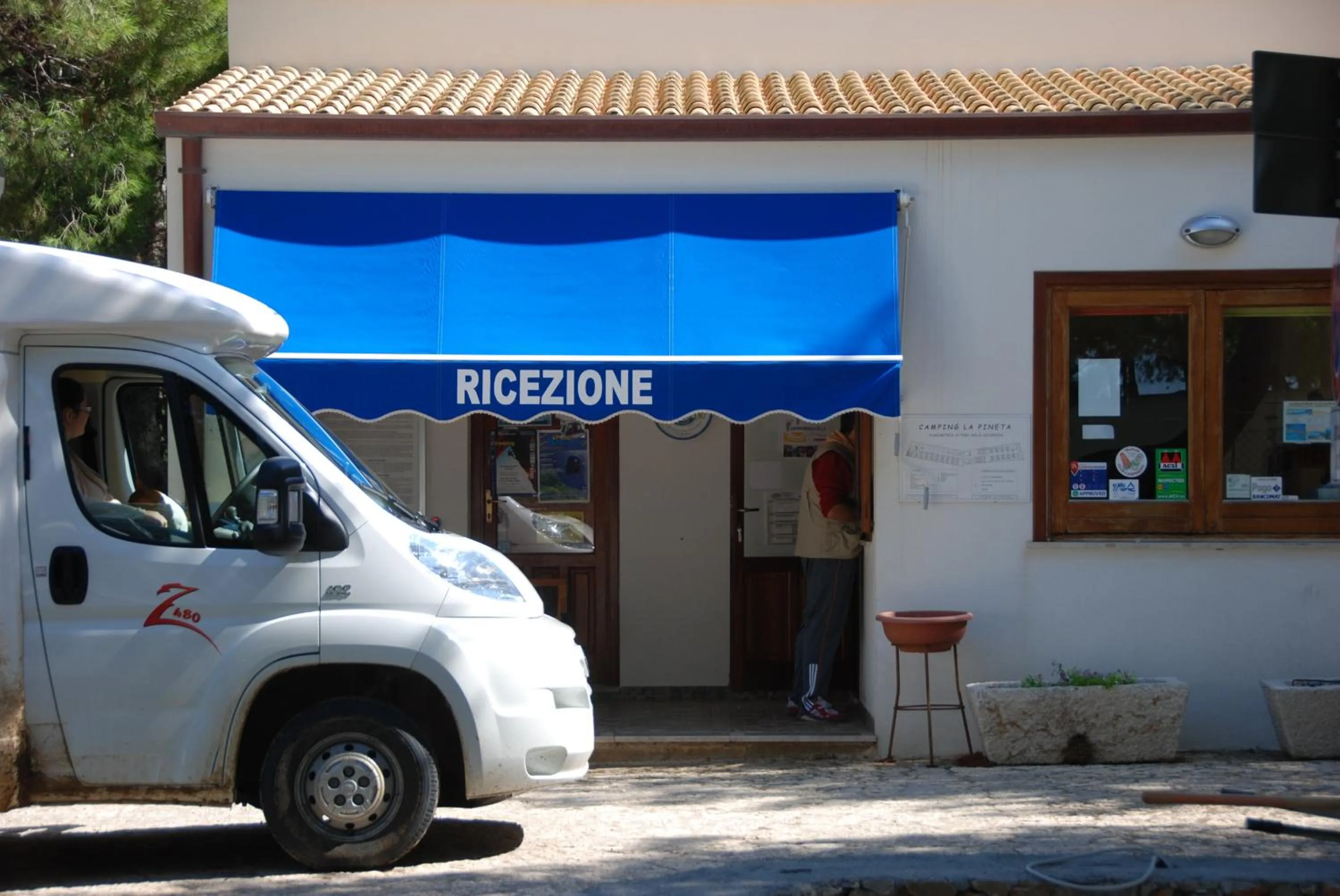 Facade/entrance in Camping Village La Pineta