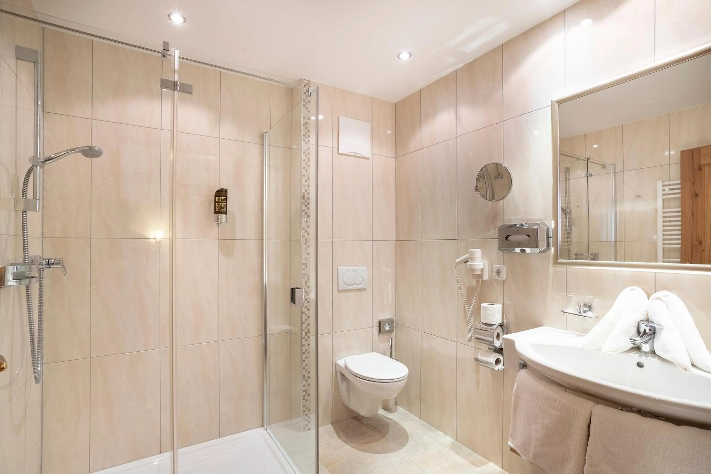 Shower in Hotel Lenz