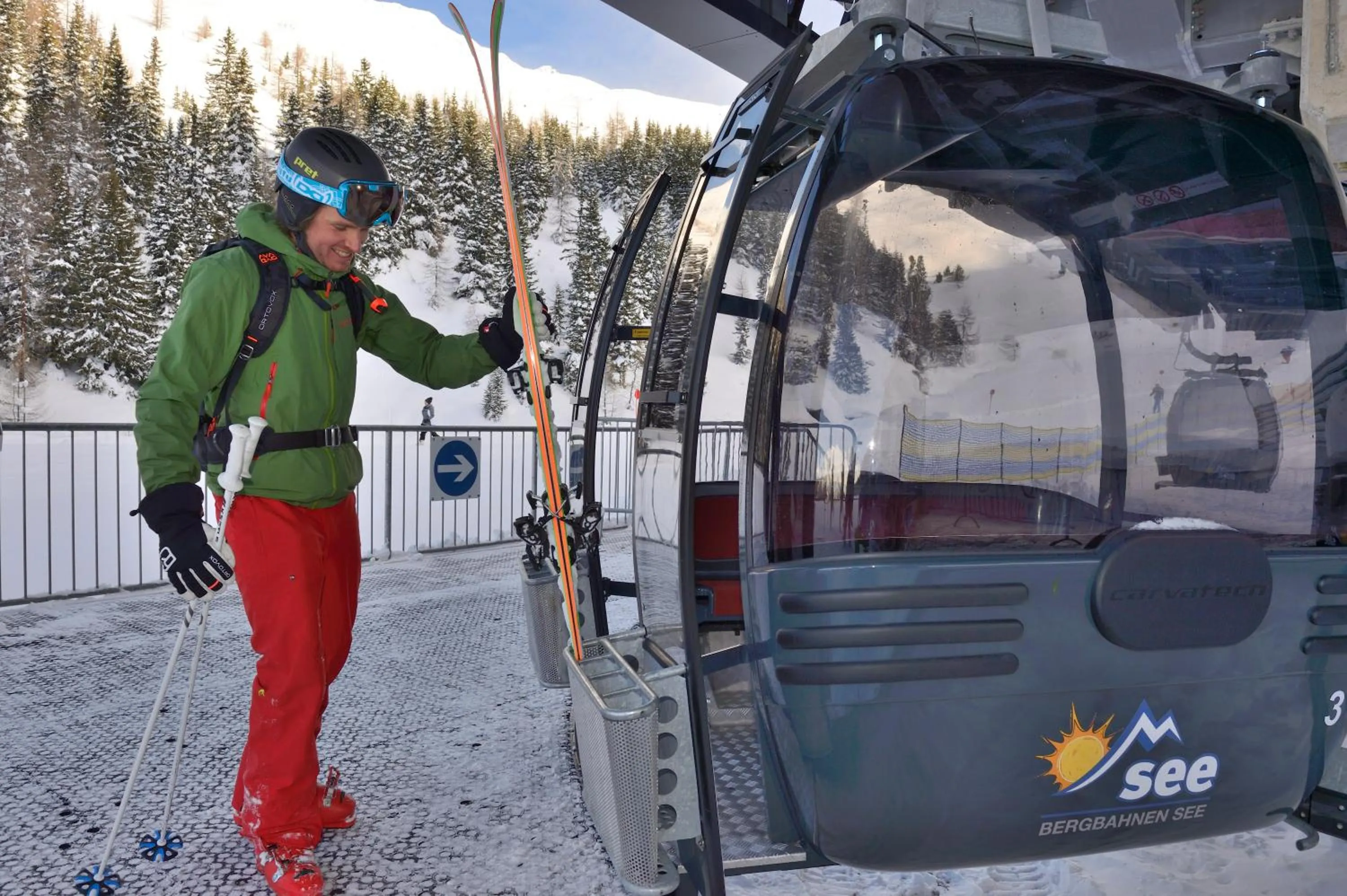 Skiing in Hotel Lenz