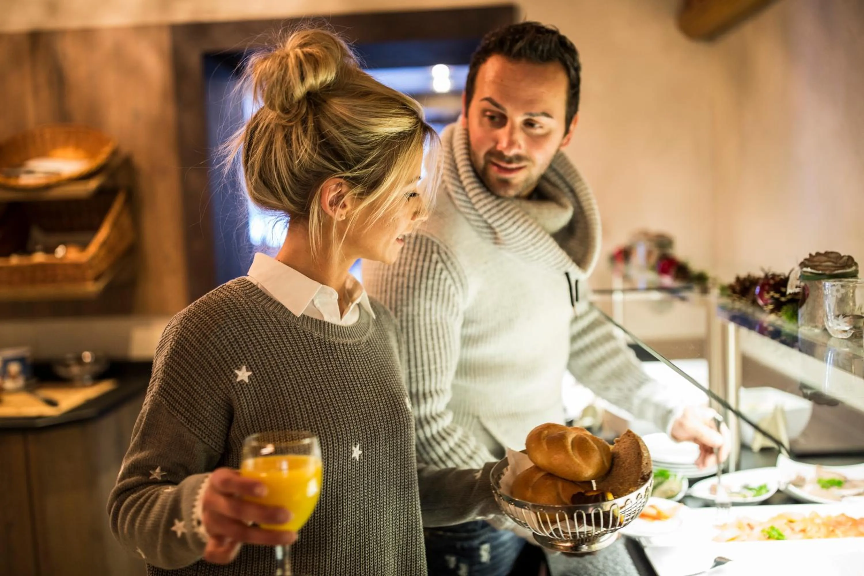 Buffet breakfast in Hotel Lenz