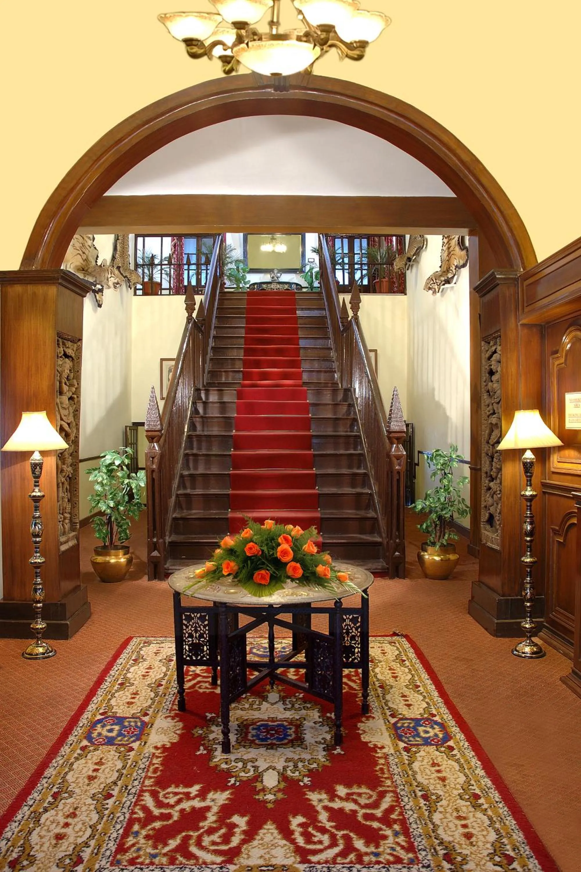 Facade/entrance in WelcomHeritage Kasmanda Palace