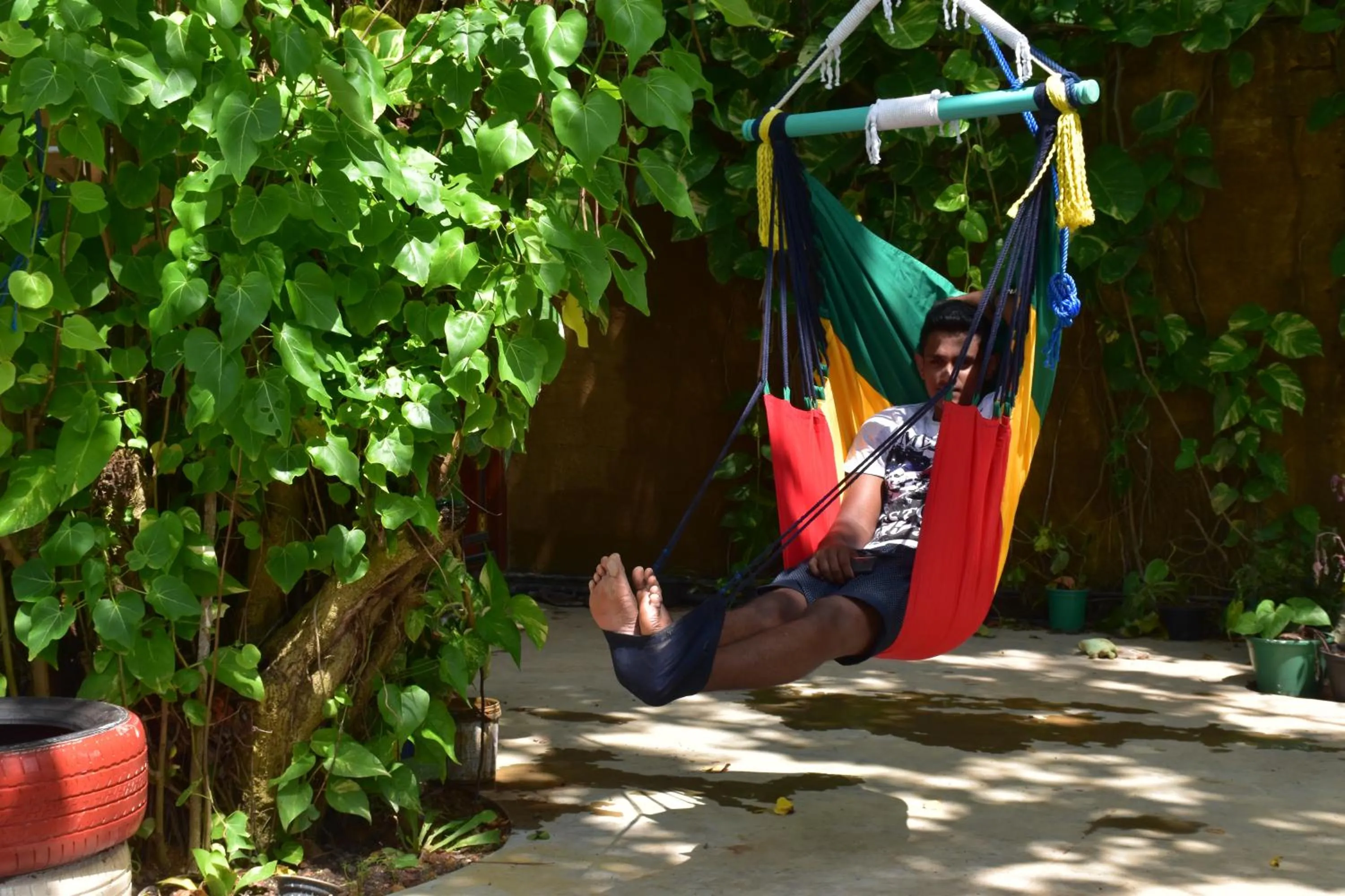 Garden in Ocean Caves, Balapitiya