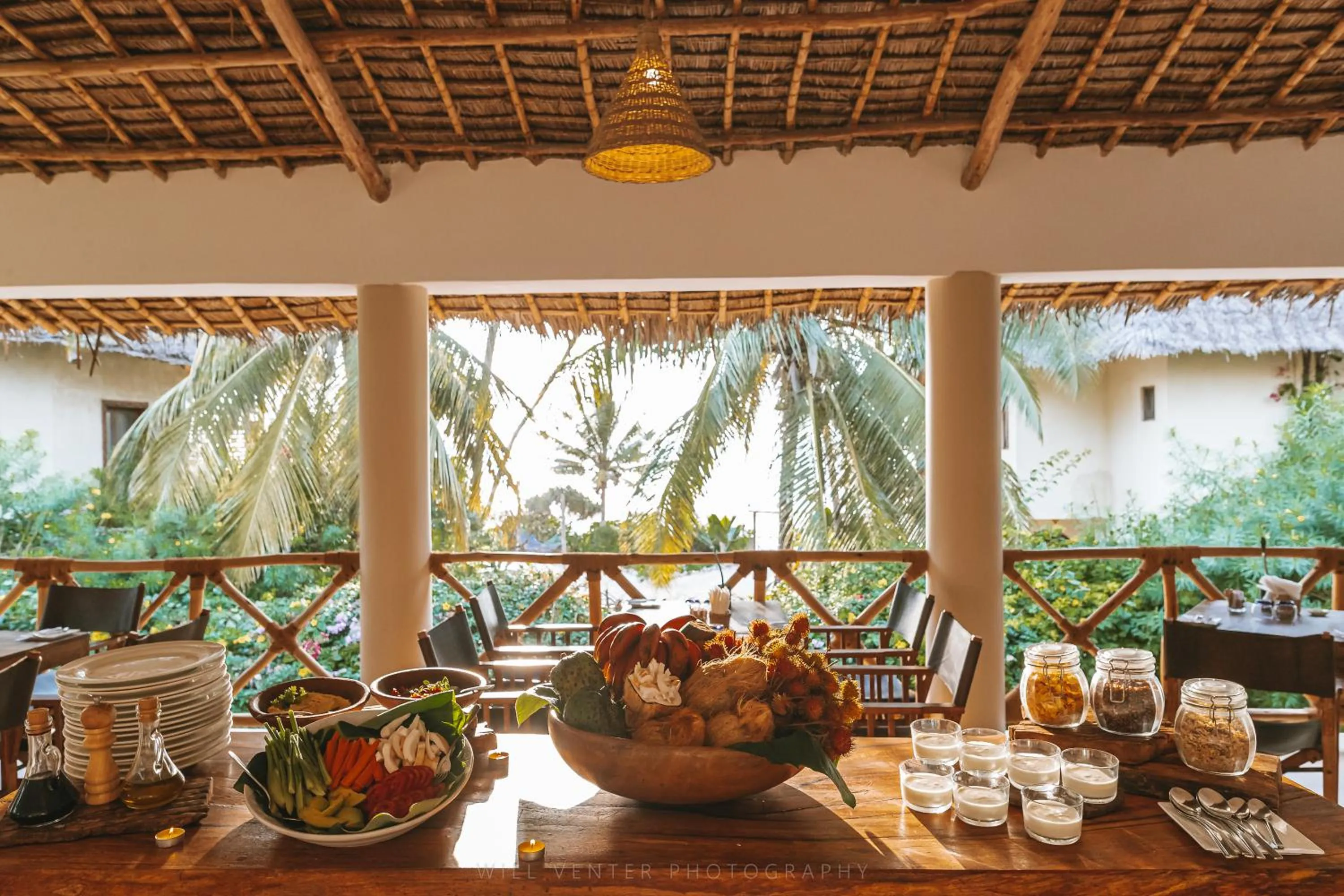 Restaurant/places to eat in Zanziblue Boutique Villas