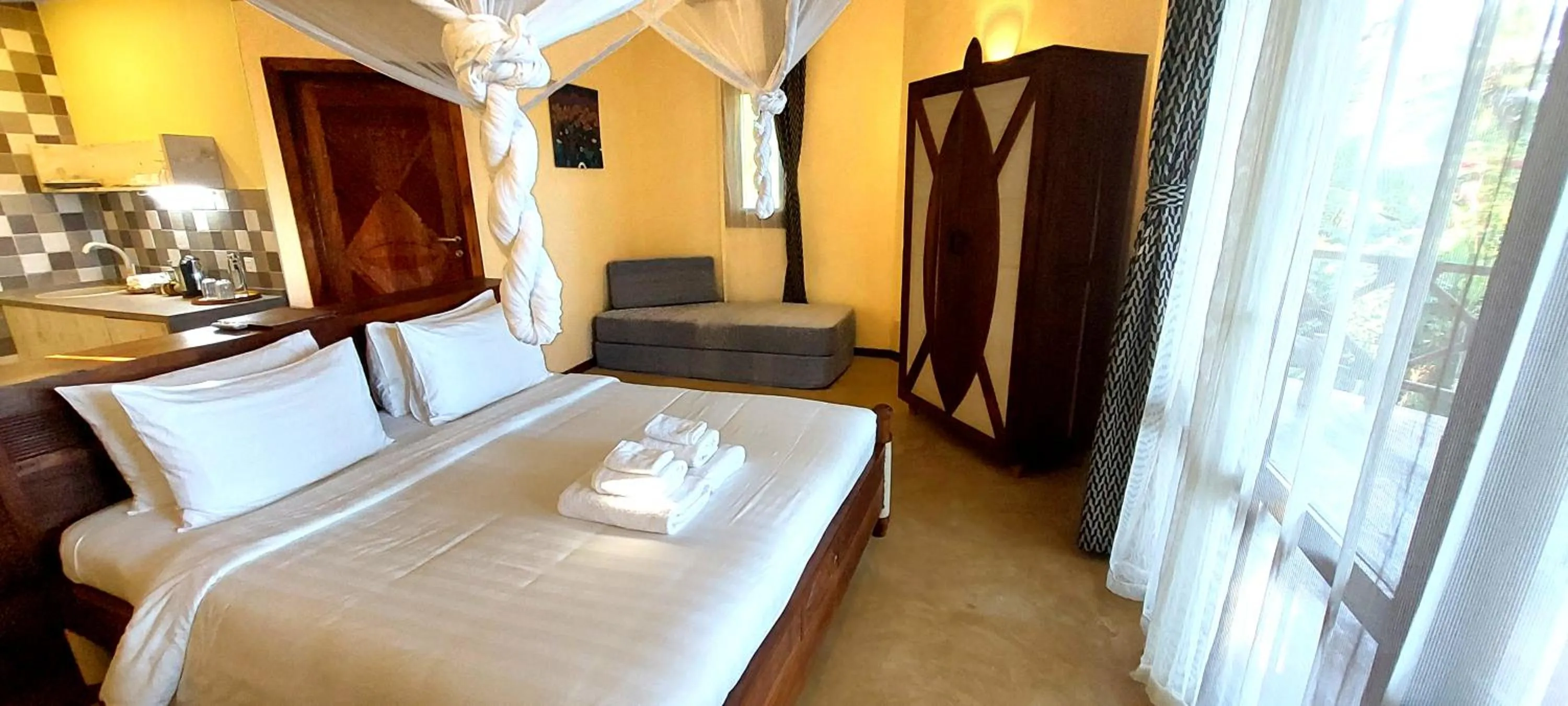 Bedroom, Bed in Zanziblue Boutique Villas
