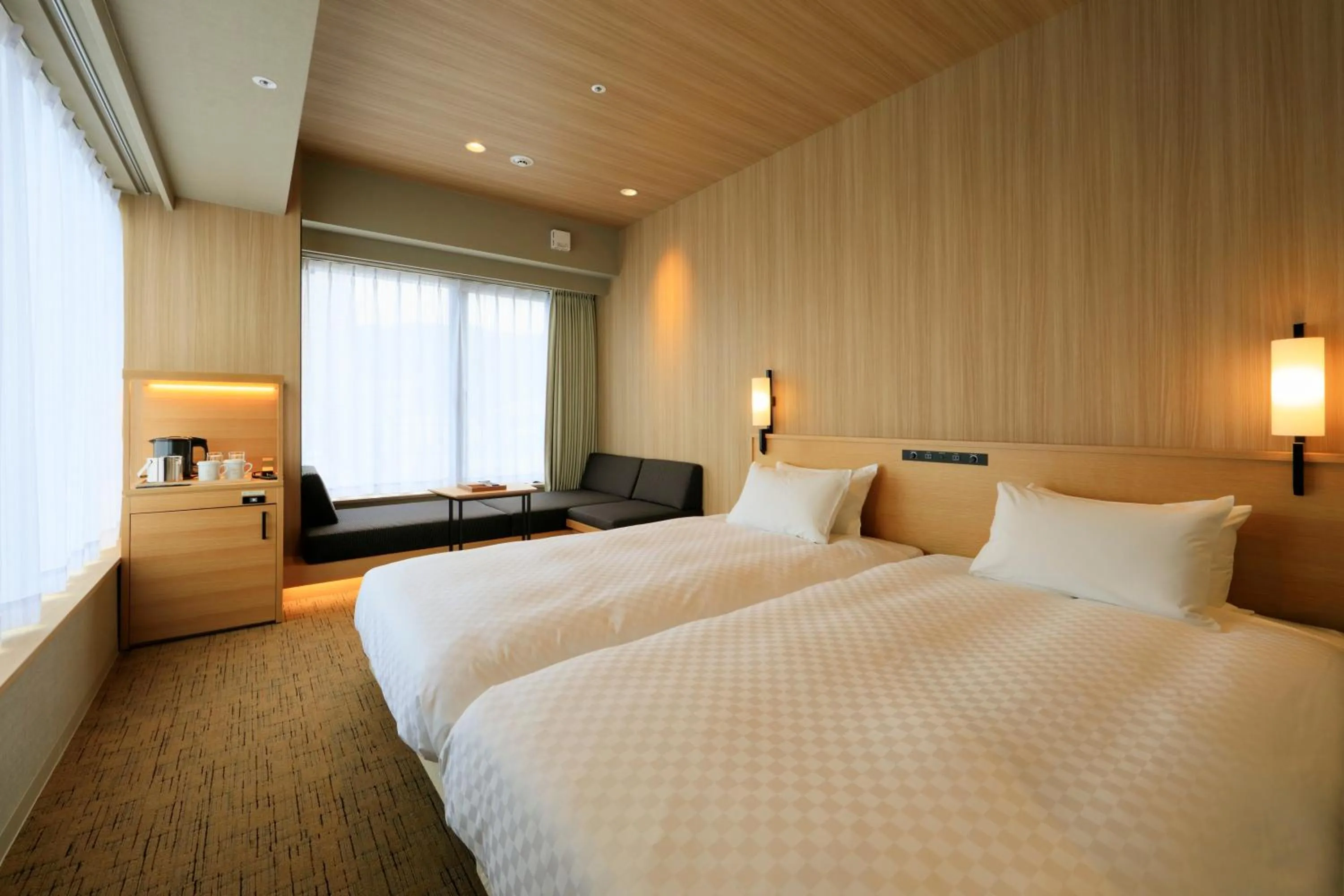 Bed in Candeo Hotels Kobe Tor Road