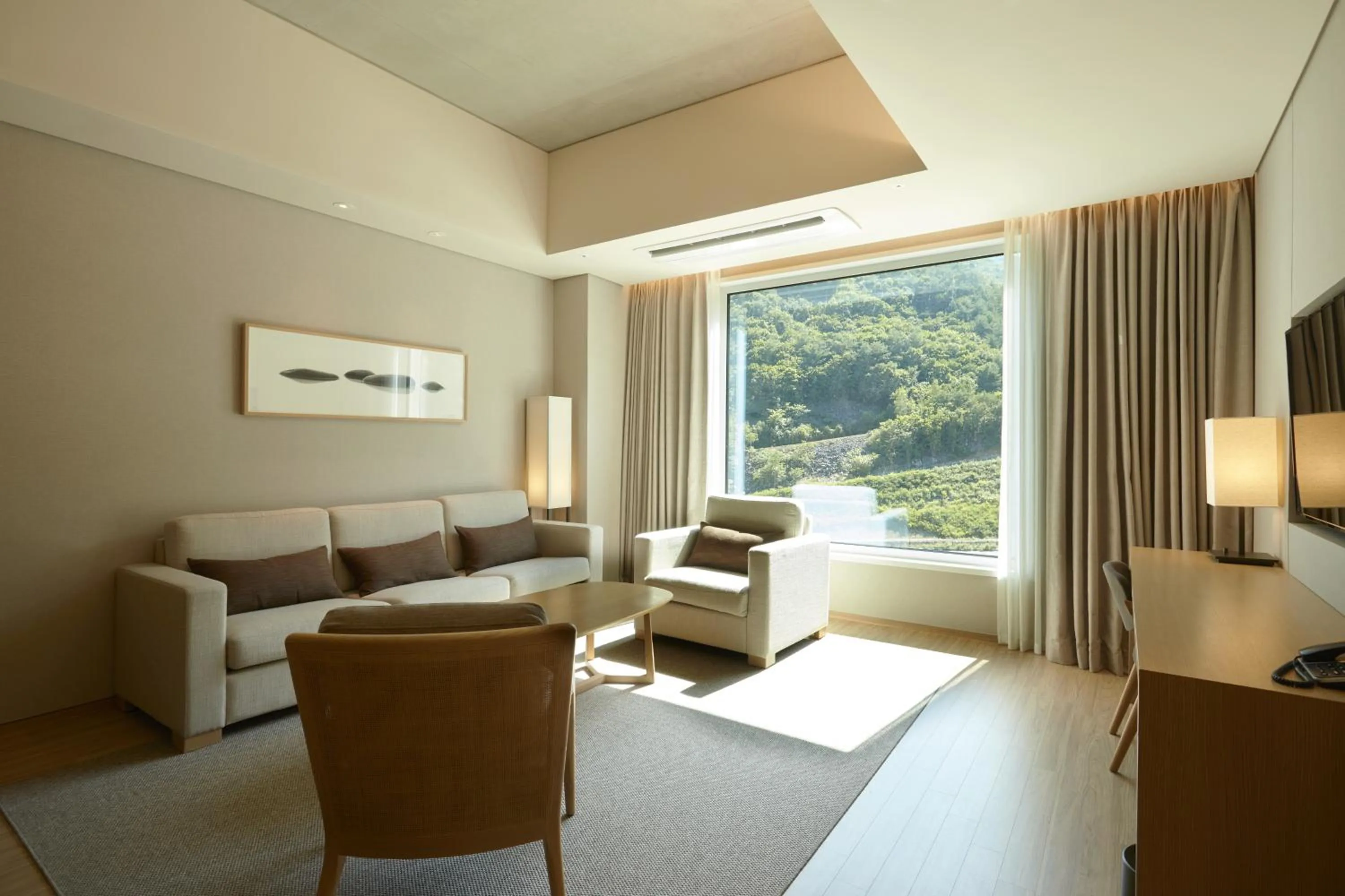 Living room in PARK ROCHE Resort & Wellness