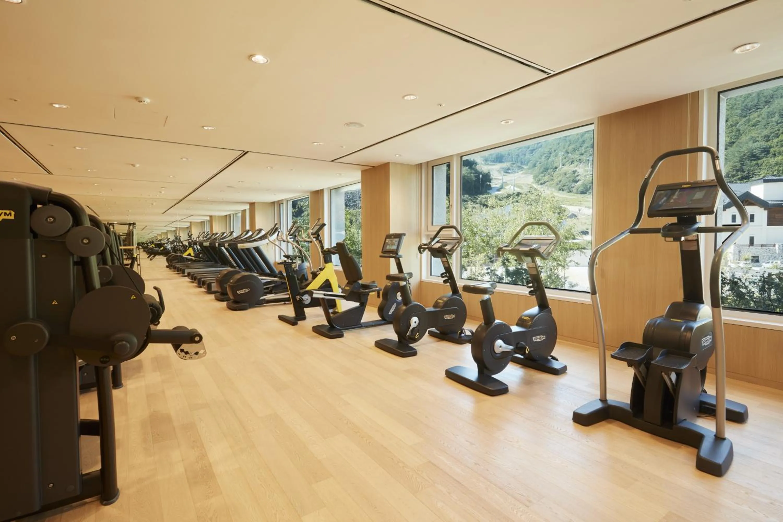 Fitness centre/facilities in PARK ROCHE Resort & Wellness