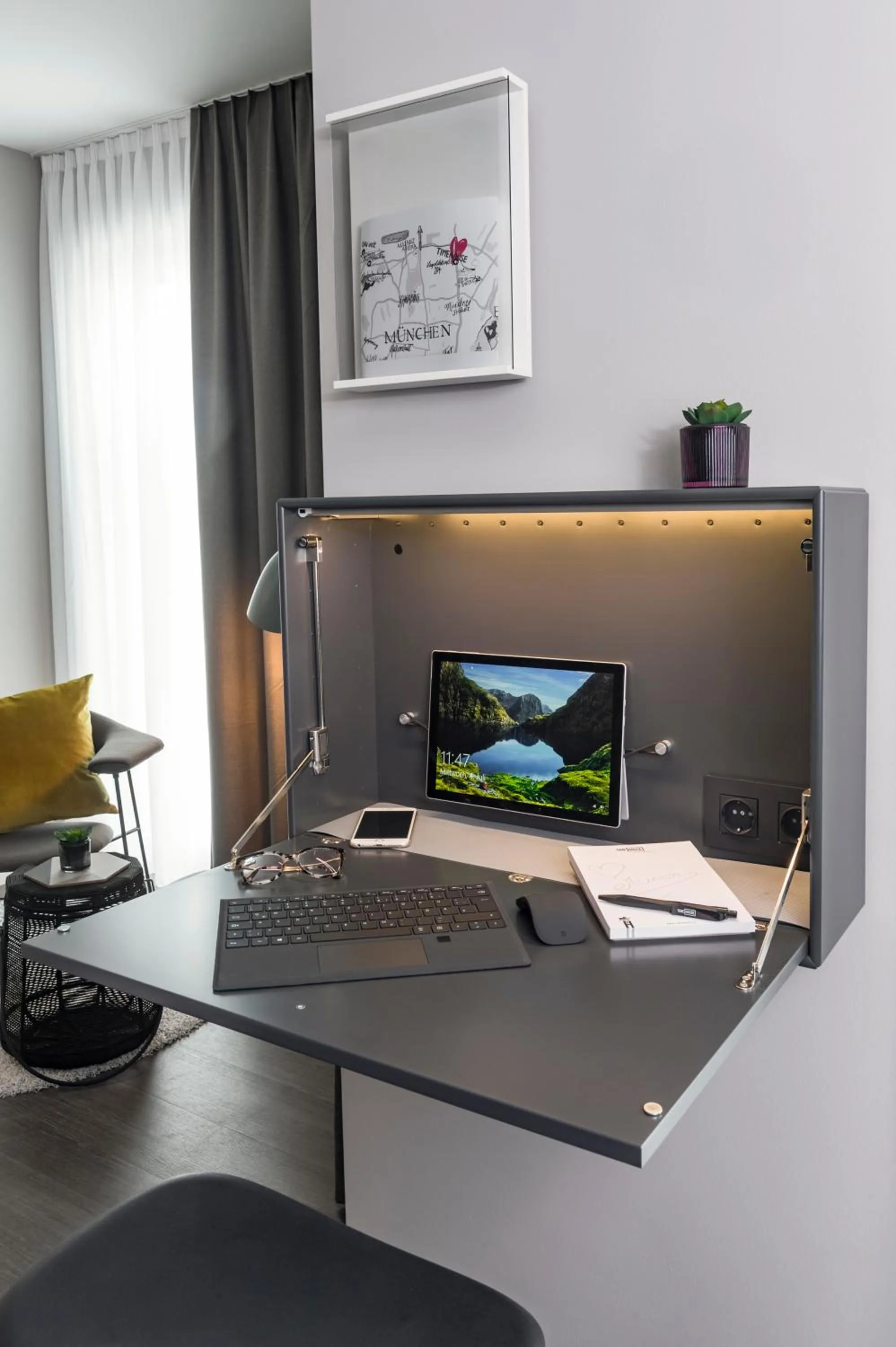 Decorative detail in Timehouse Serviced Apartments