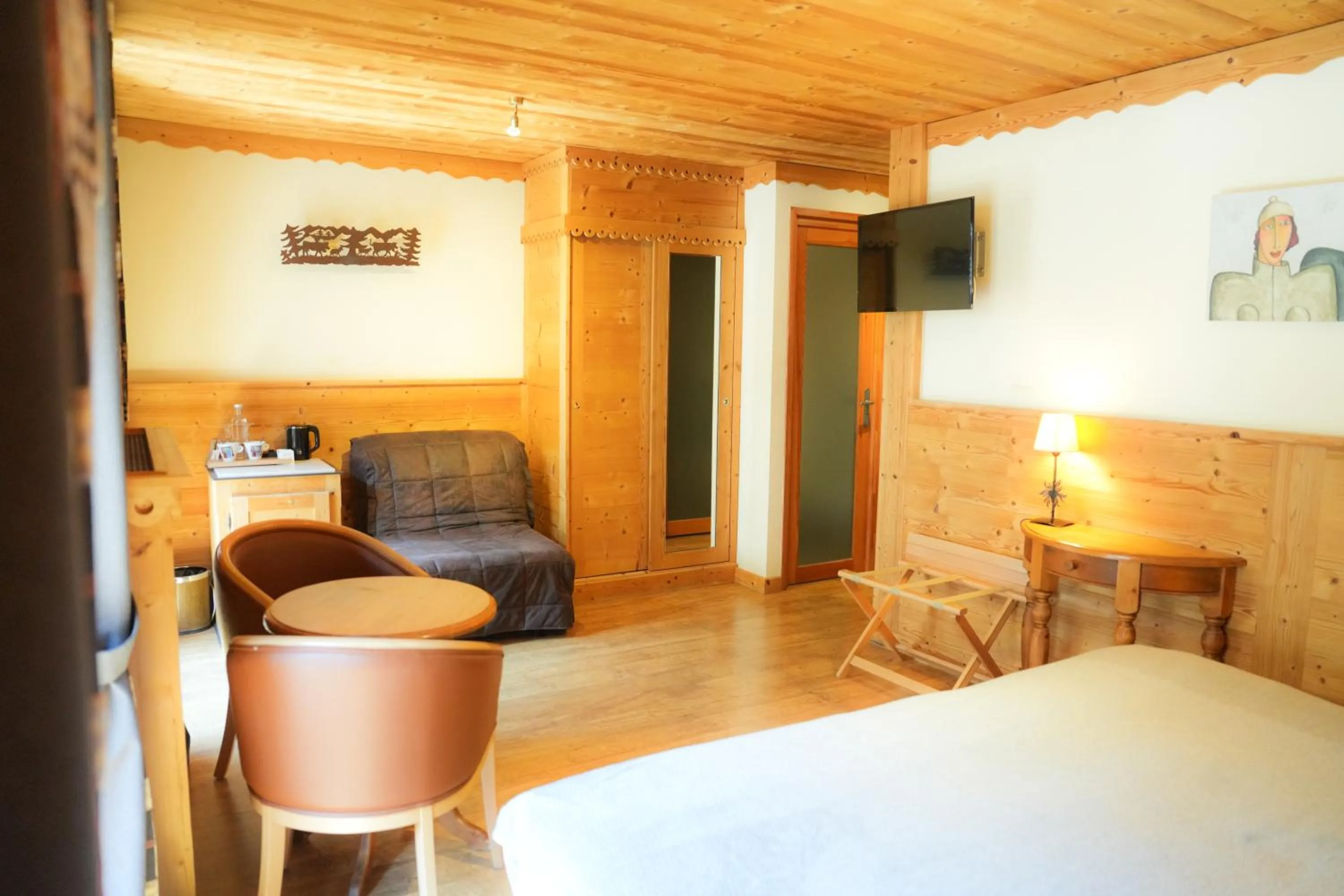 Bed in Auberge du Manoir