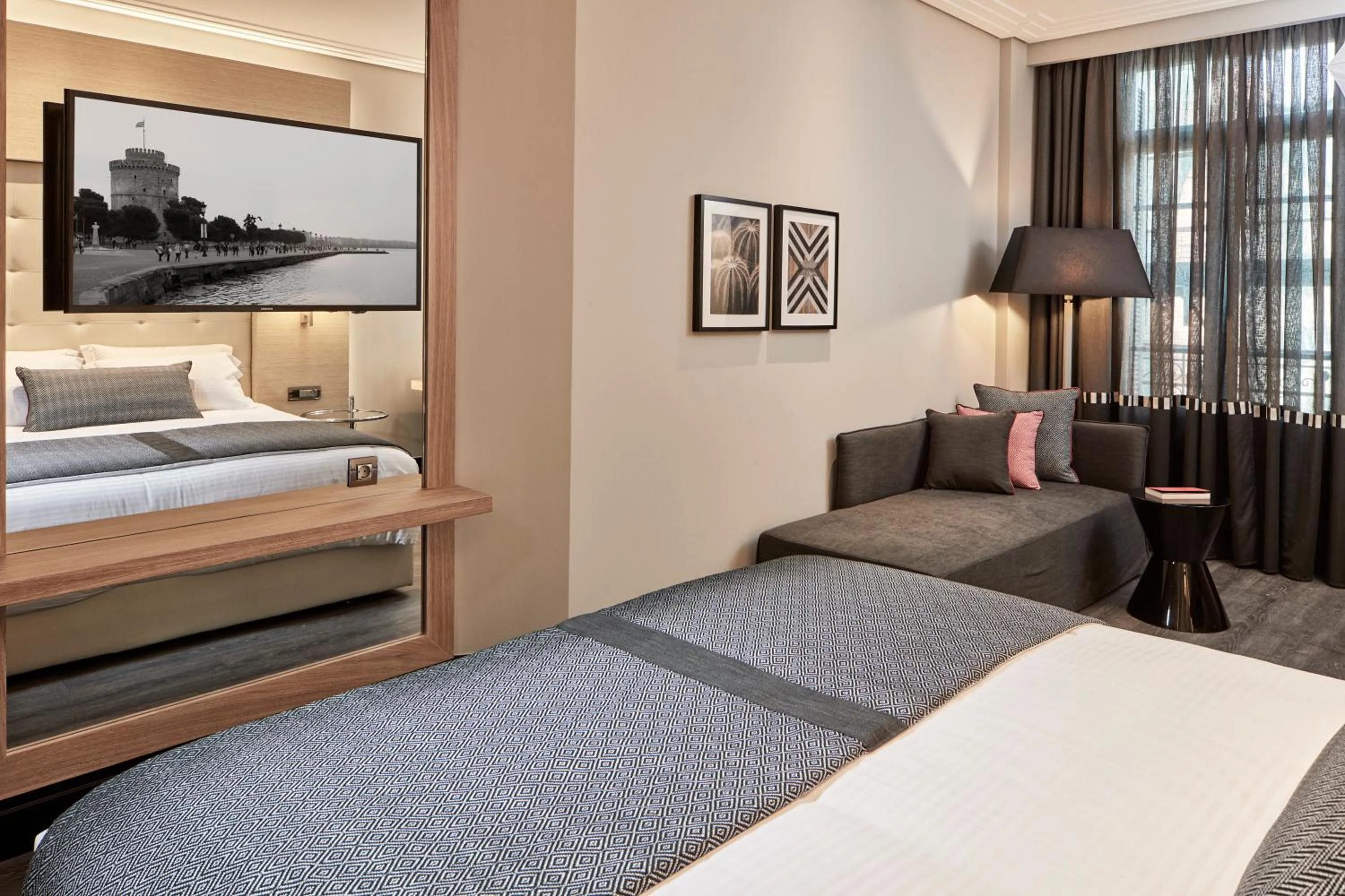 Bed in Antigon Urban Chic Hotel, Thessaloniki