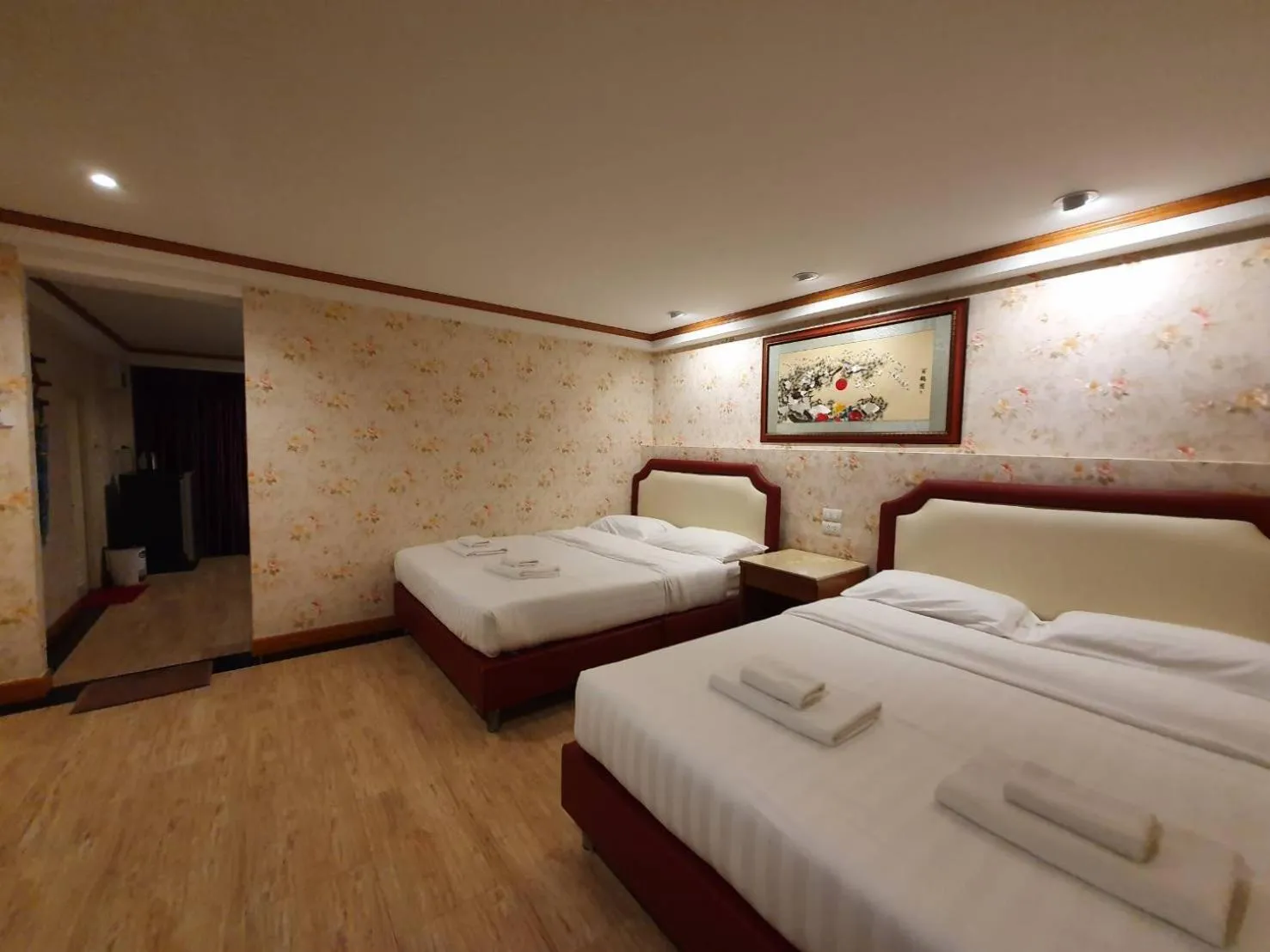 Bed in Golden Dragon Kanchanaburi