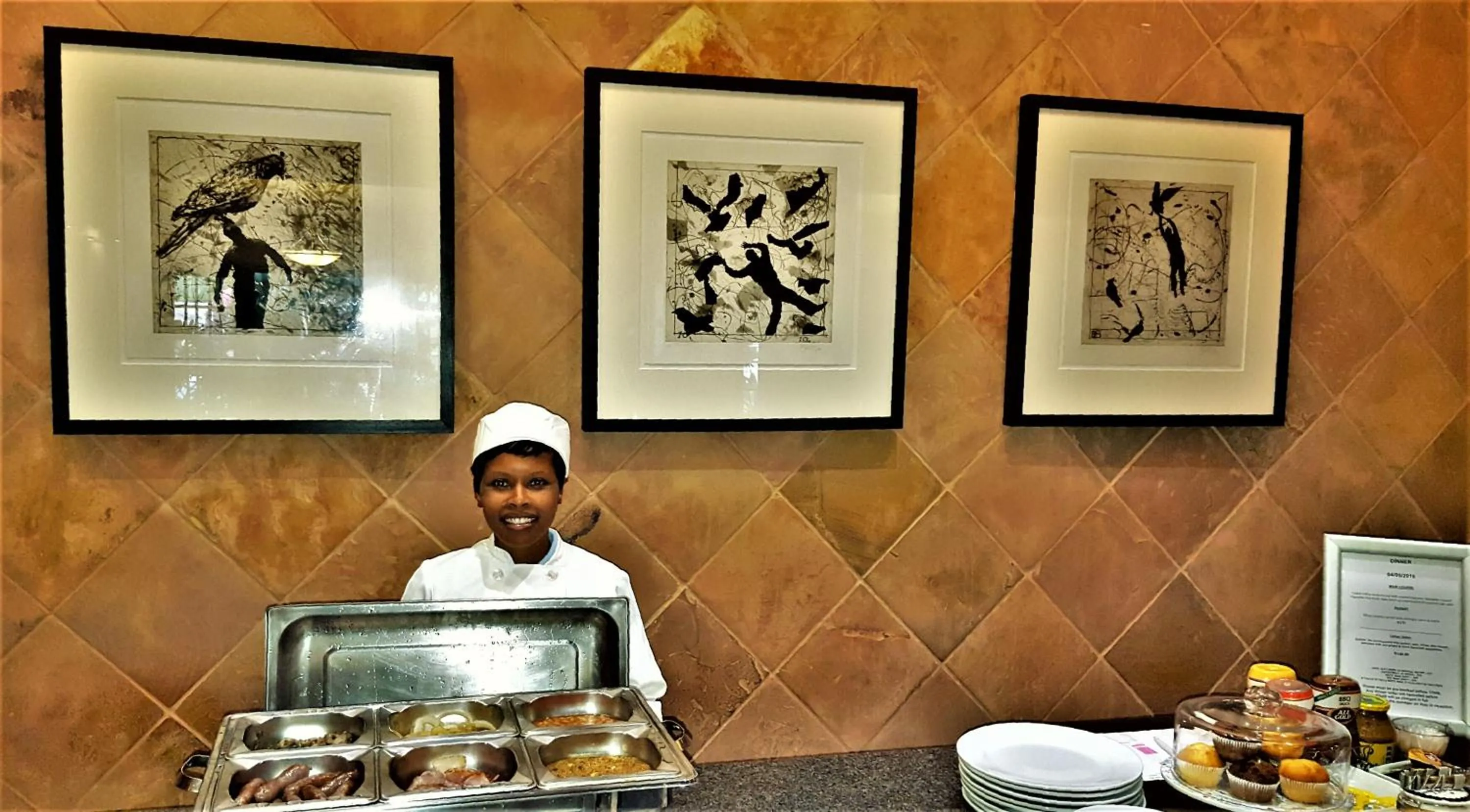 Breakfast in African Roots Guest House