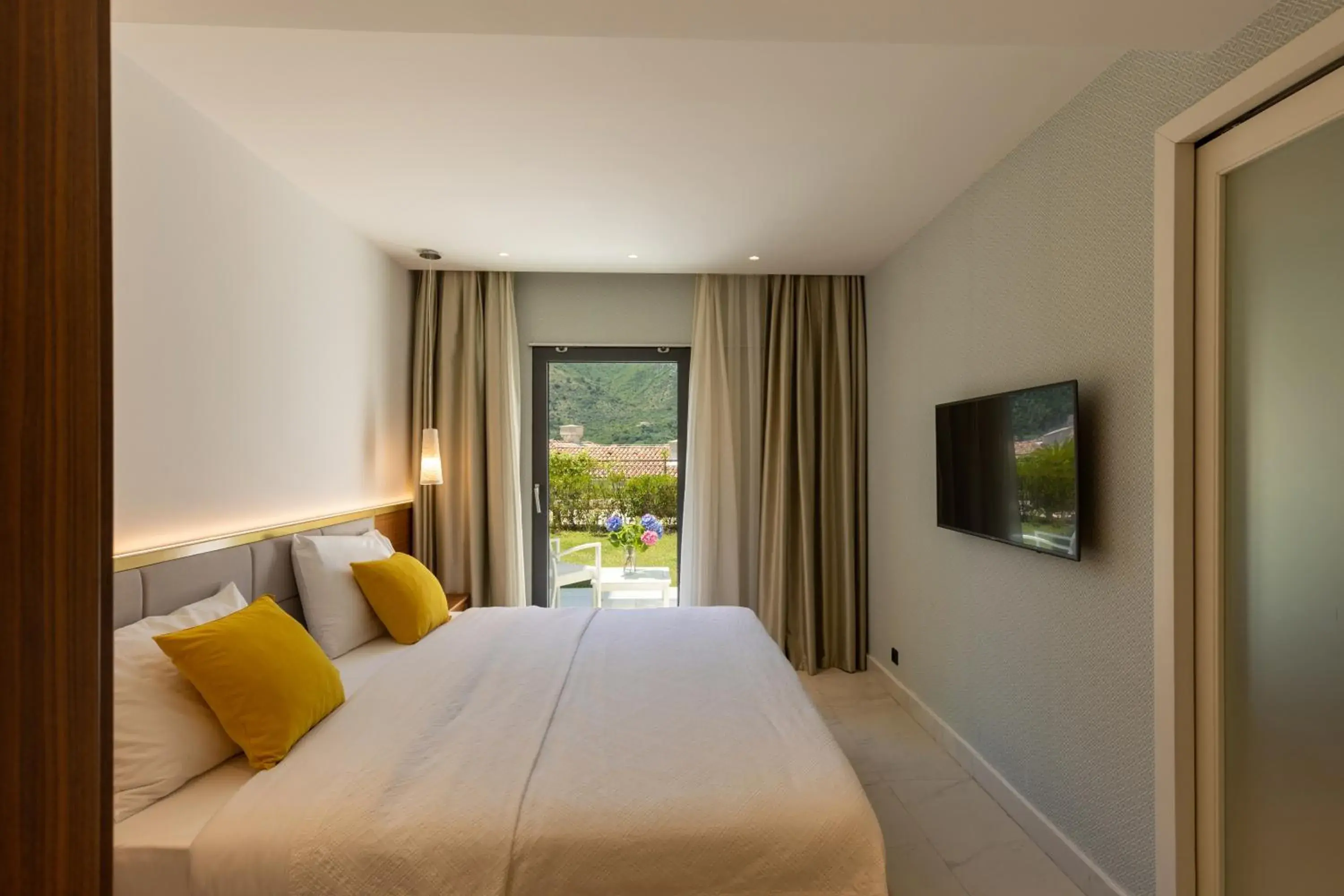 Premium Double Room with Garden View in HUMA Kotor Bay Hotel and Villas Premium Double Room with Garden View in HUMA Kotor Bay Hotel and Villas
