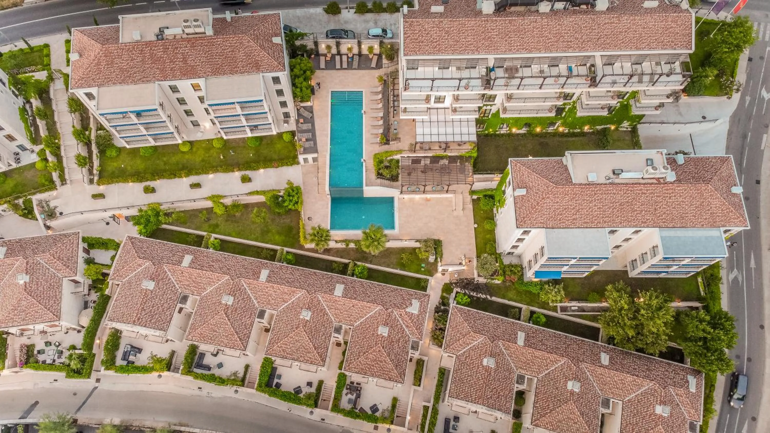 Bird's eye view in HUMA Kotor Bay Hotel and Villas