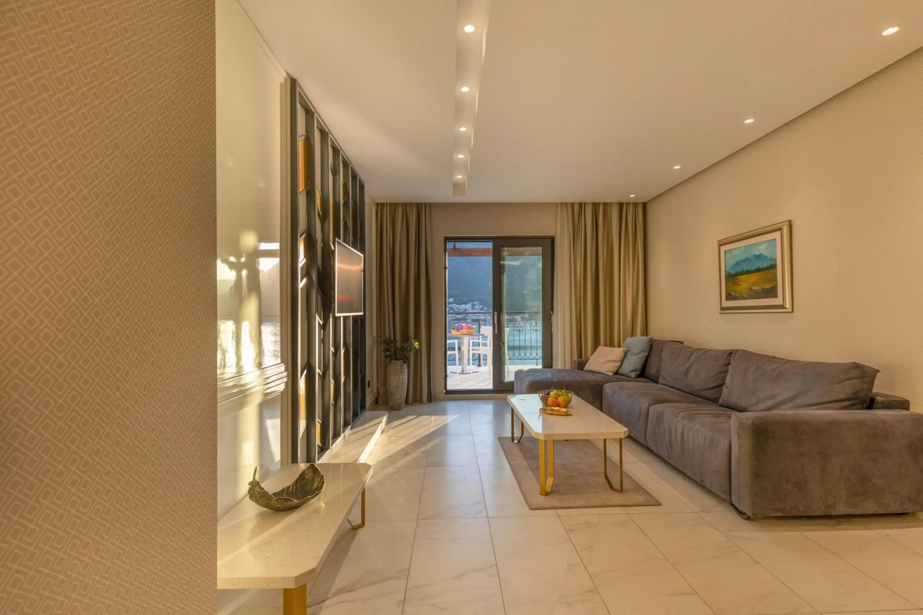 Living room in HUMA Kotor Bay Hotel and Villas