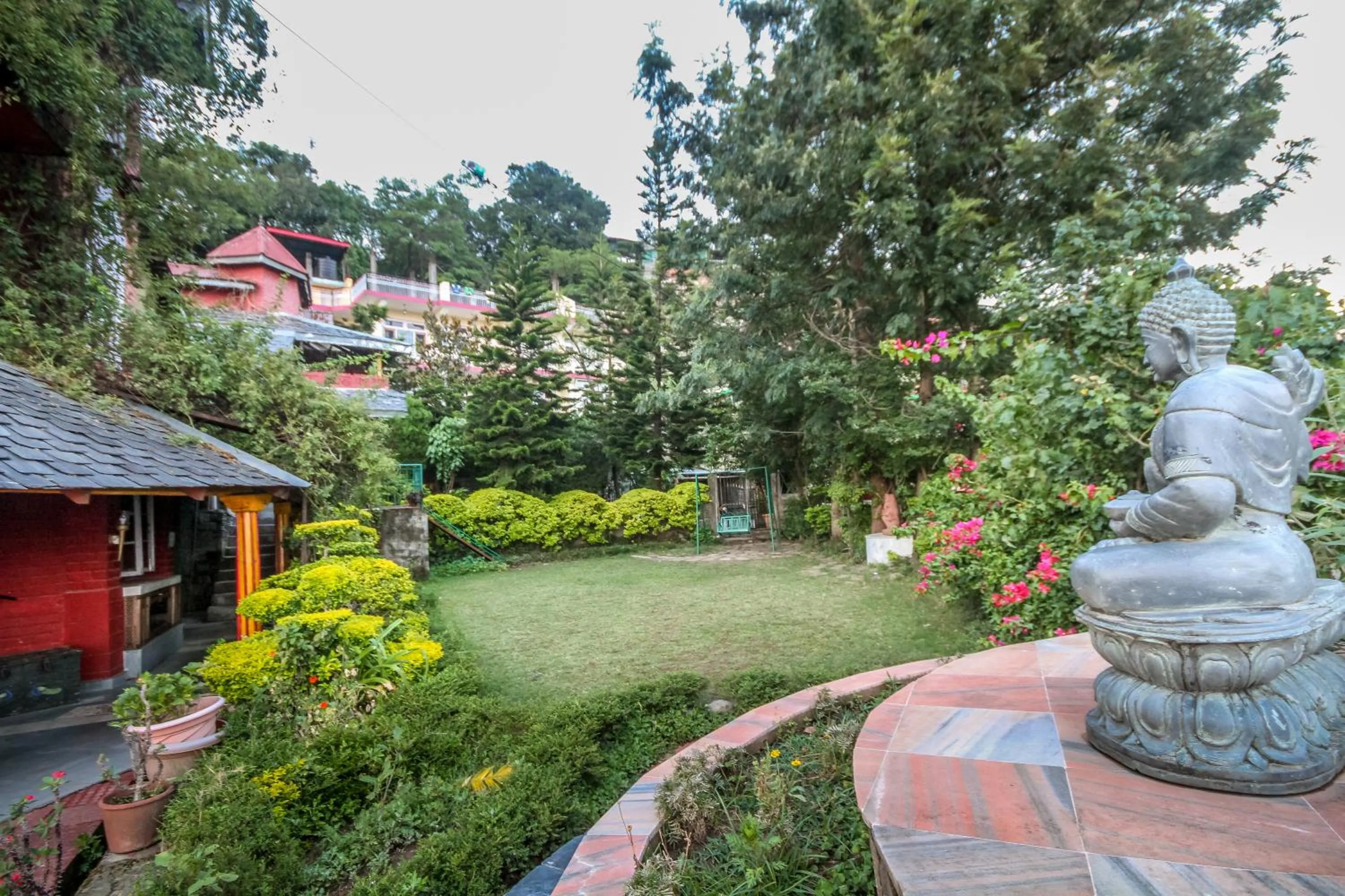 Garden view in WelcomHeritage Grace Hotel