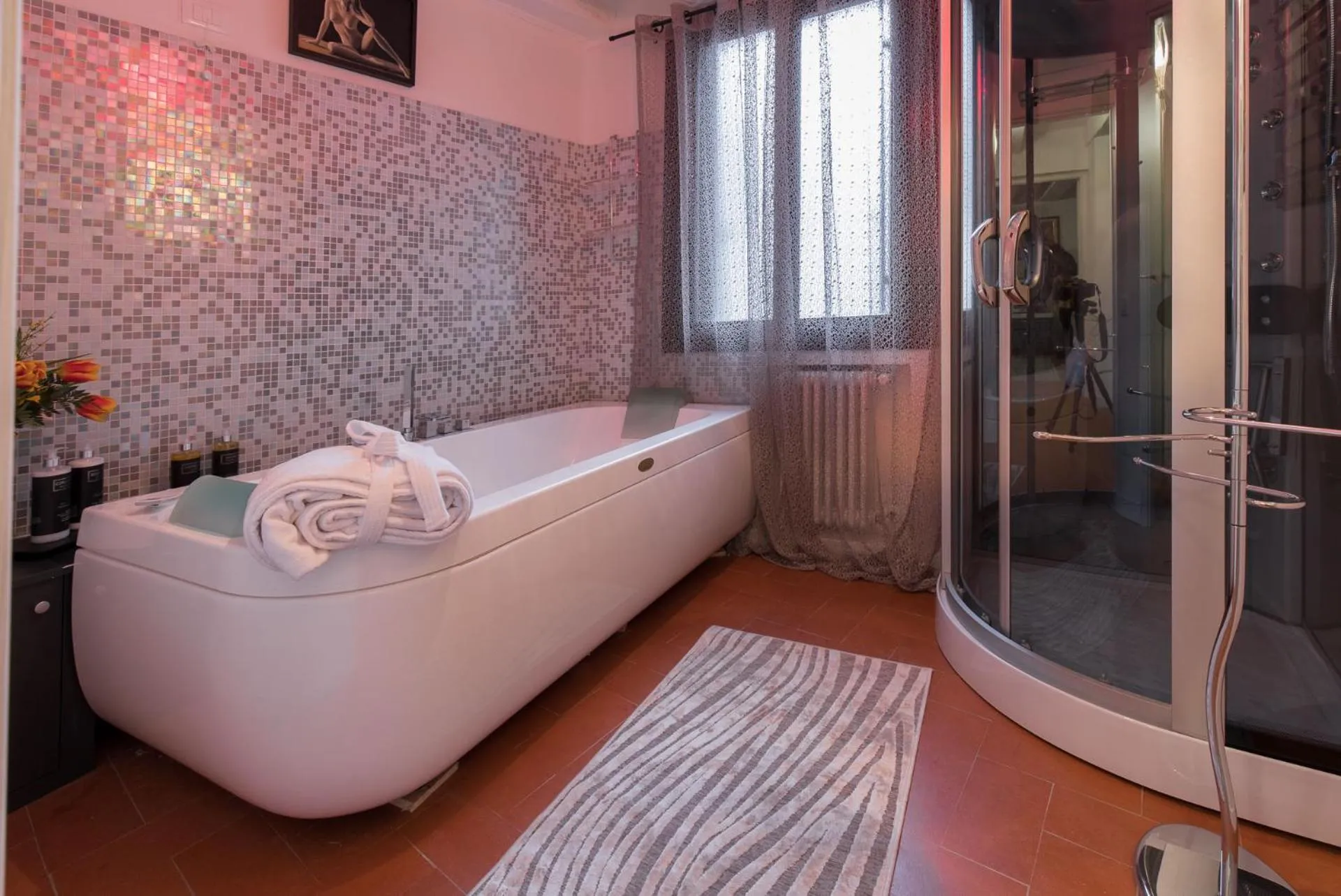 Bathroom, Bed in Residenza Vescovado