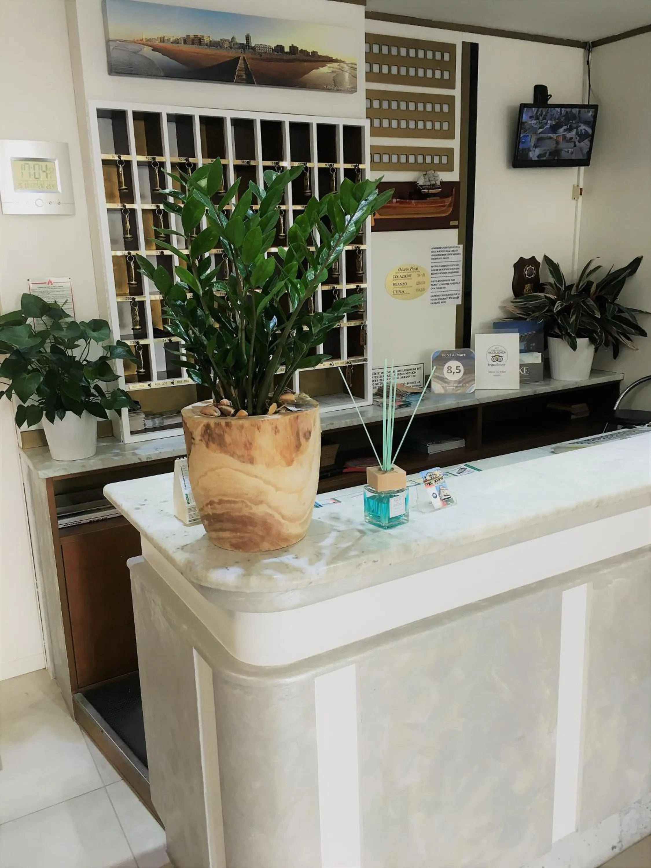 Lobby or reception in Hotel Al Mare