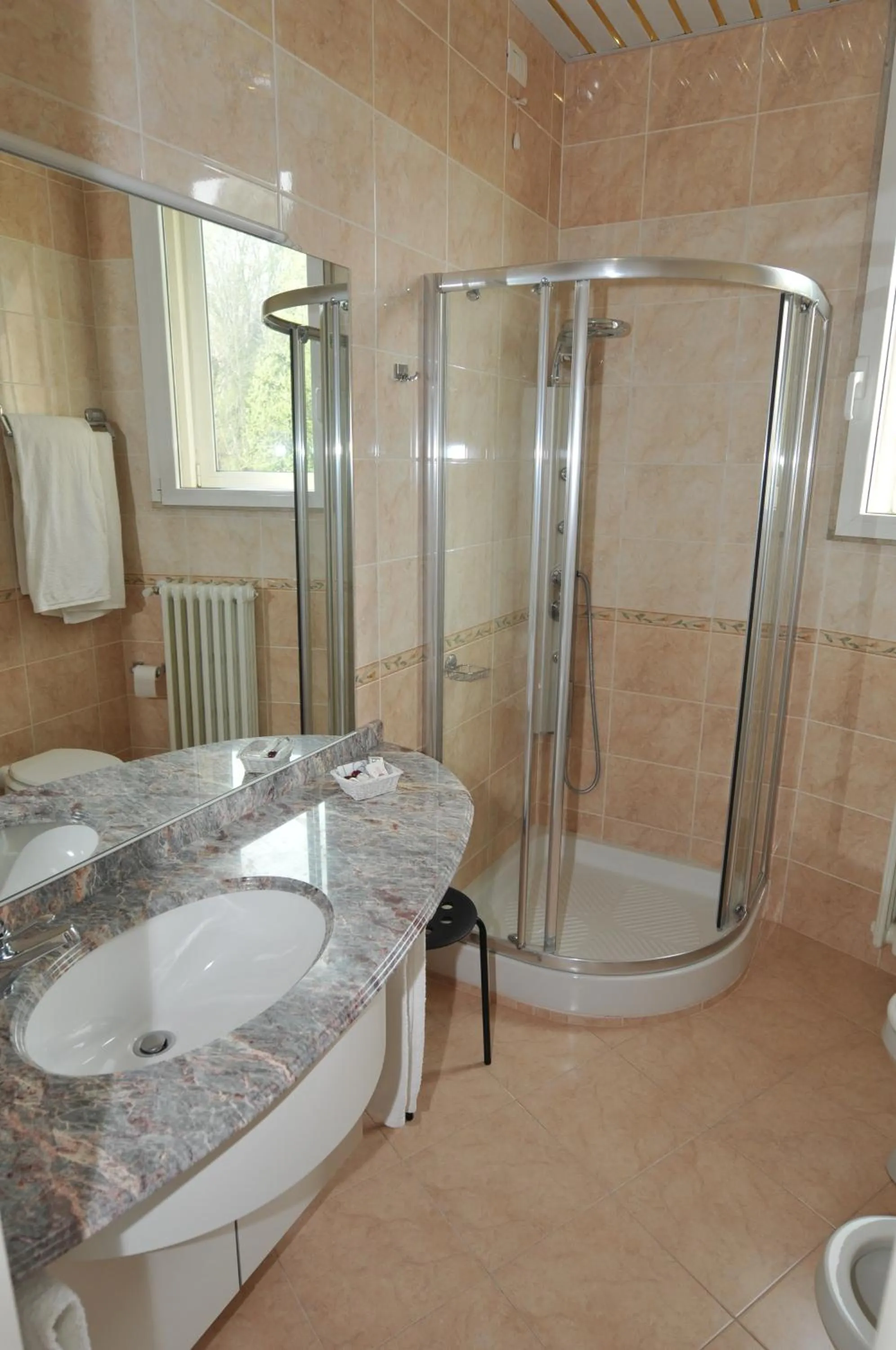 Shower in Hotel Fossati