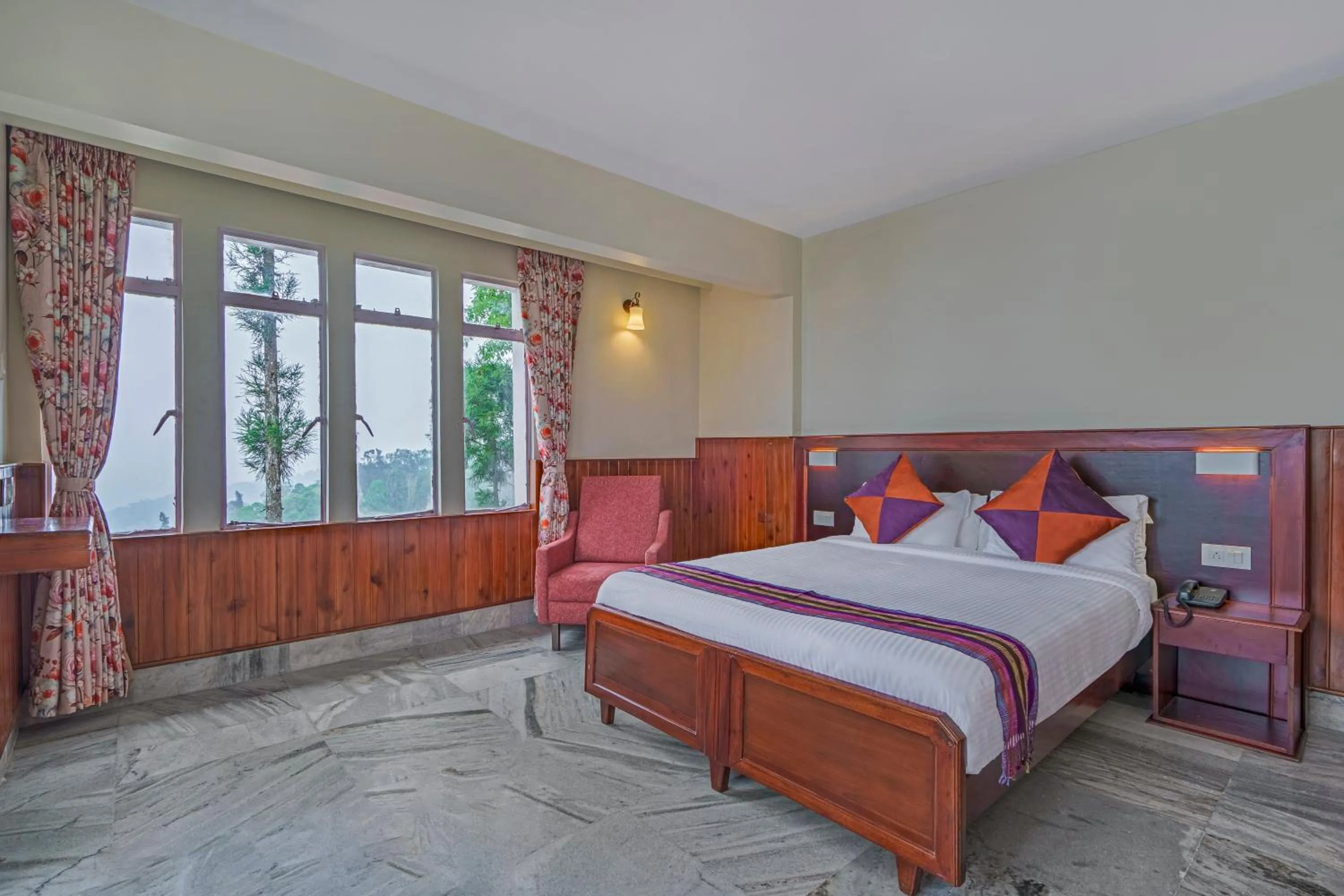 View (from property/room), Bed in Sterling Park Kalimpong