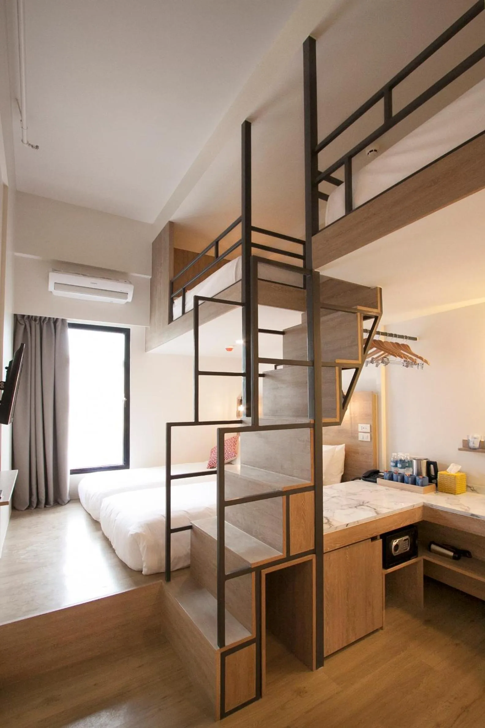 Bedroom, Bed in Lub d Manila Makati - Central Makati, Near Nightlife