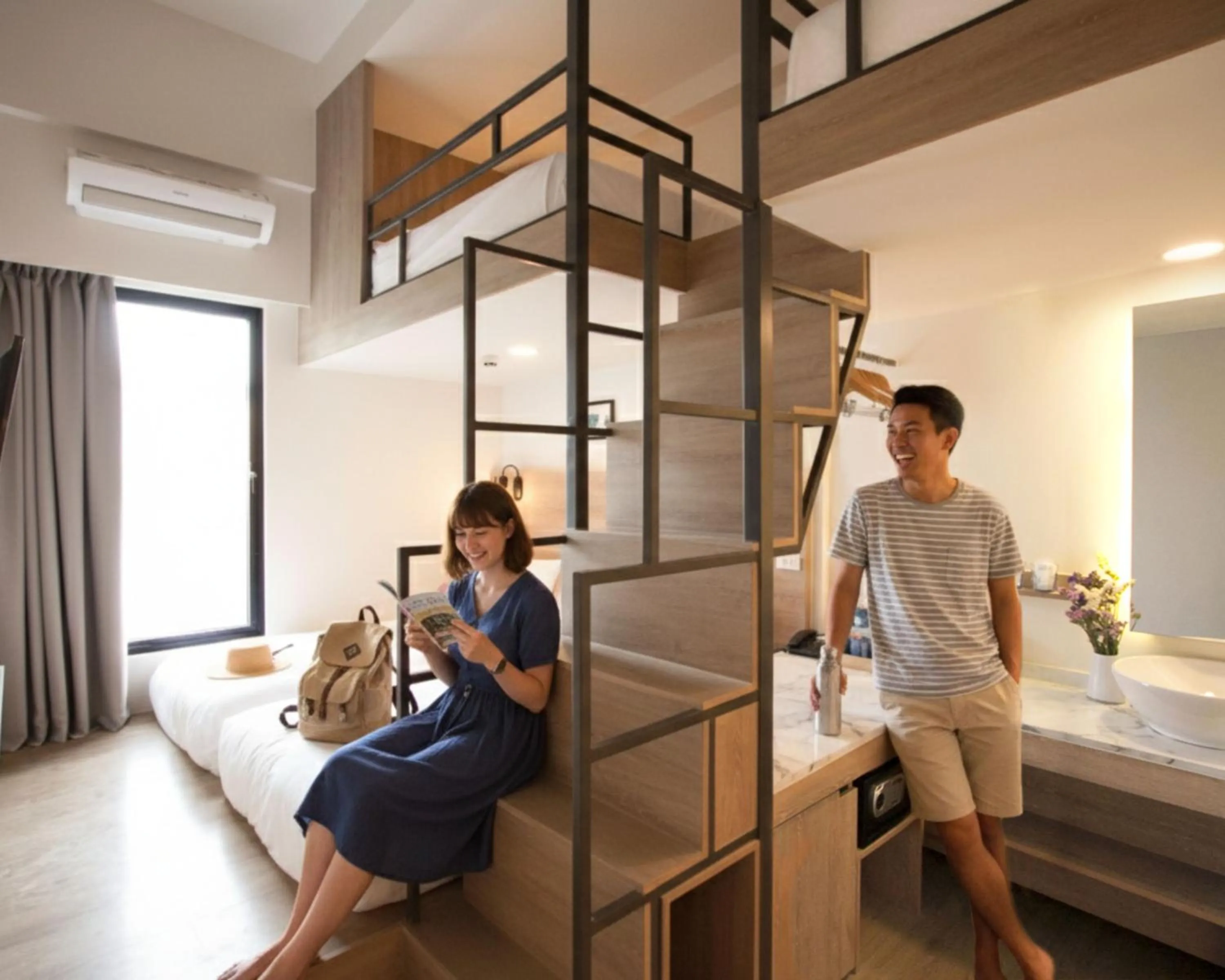 Photo of the whole room, Bed in Lub d Manila Makati - Central Makati, Near Nightlife