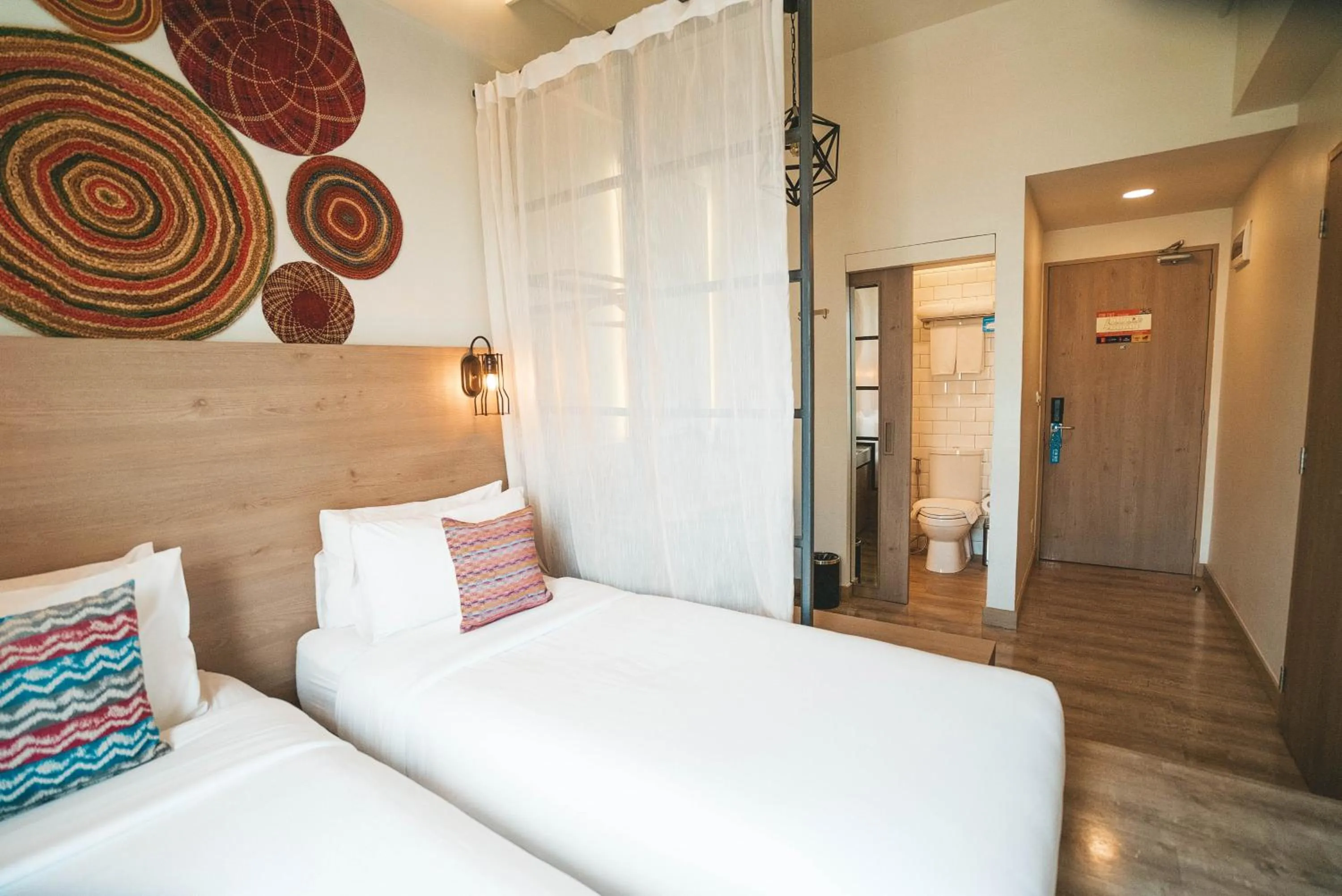 Bedroom, Bed in Lub d Manila Makati - Central Makati, Near Nightlife