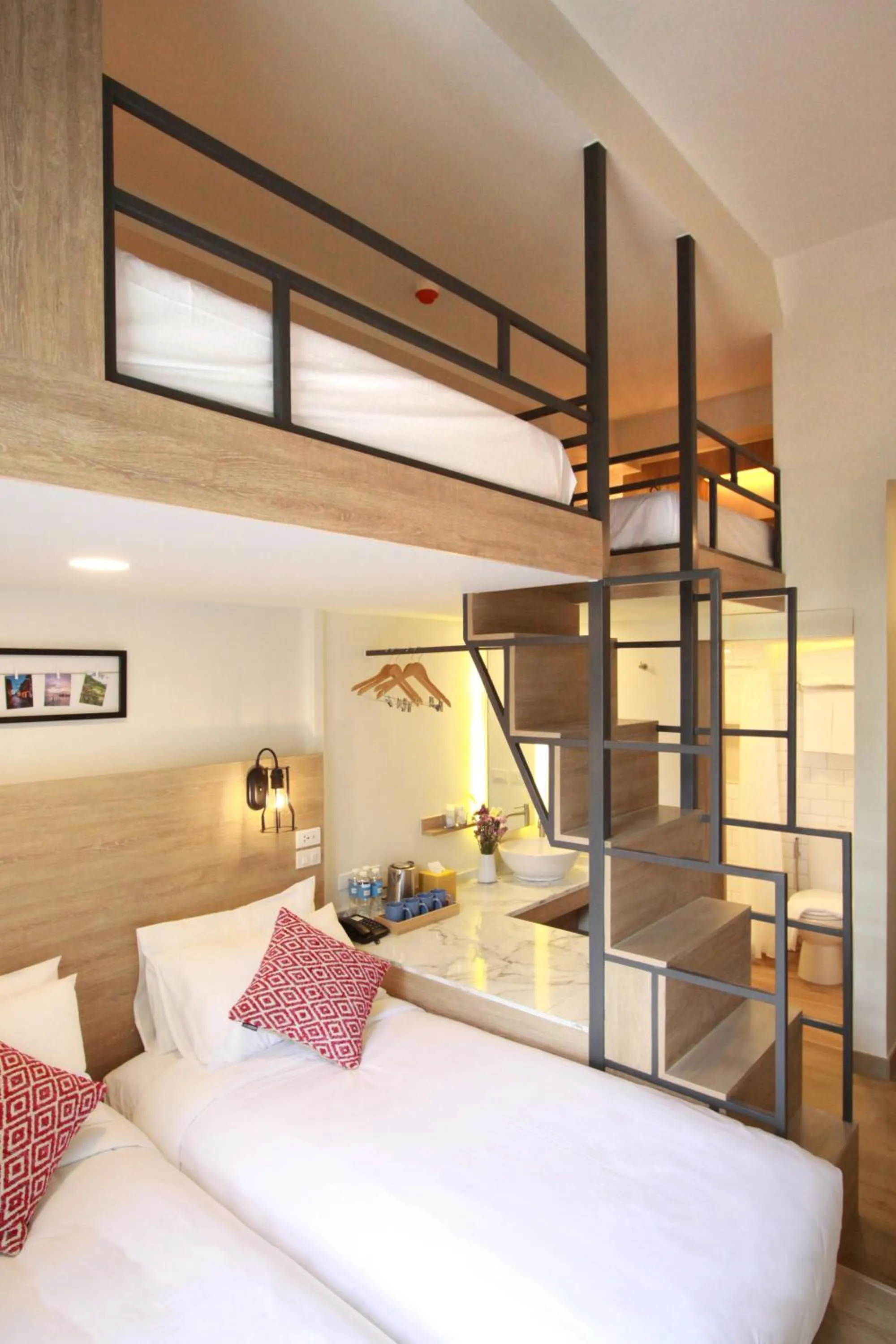 Bedroom, Bed in Lub d Manila Makati - Central Makati, Near Nightlife