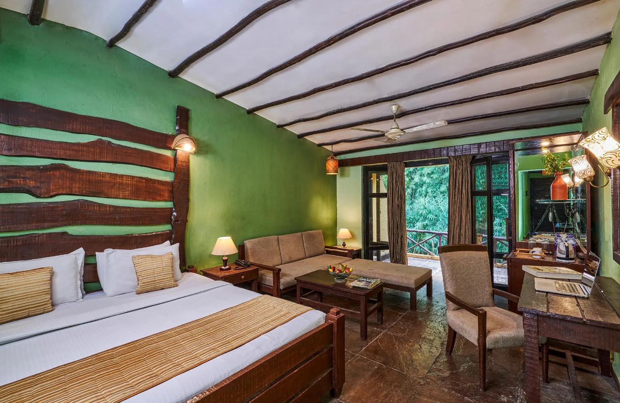 Deluxe Double Room in WelcomHeritage Jungle Home Pench Deluxe Double Room in WelcomHeritage Jungle Home Pench